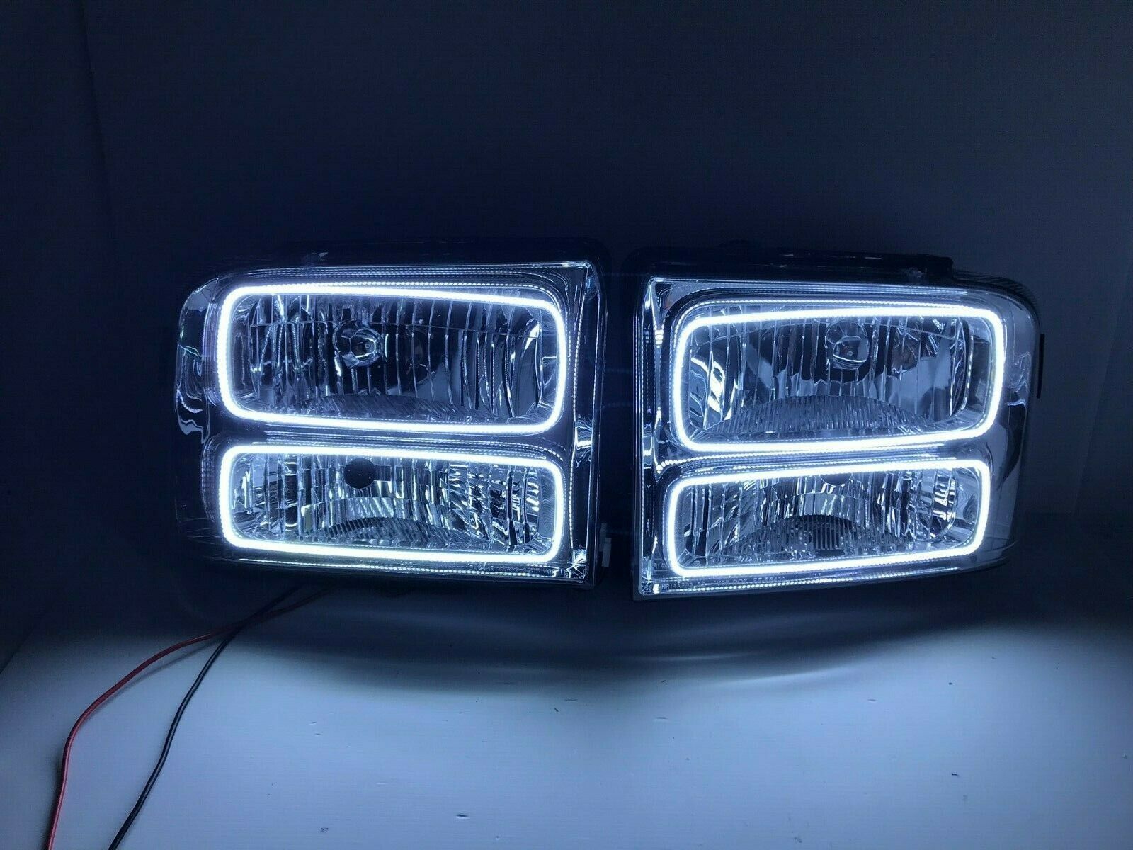ORACLE 2005 FORD EXCURSION PRE-ASSEMBLED LED HALO HEADLIGHTS - CHROME SMD WHITE - CLEARANCE、mySite、nflplayoffbracketp