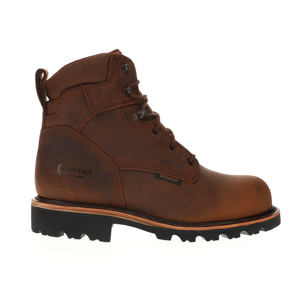 Super DNA 6 Inch Waterproof Steel Toe Work Boots、mySite、gtrtttuynbv