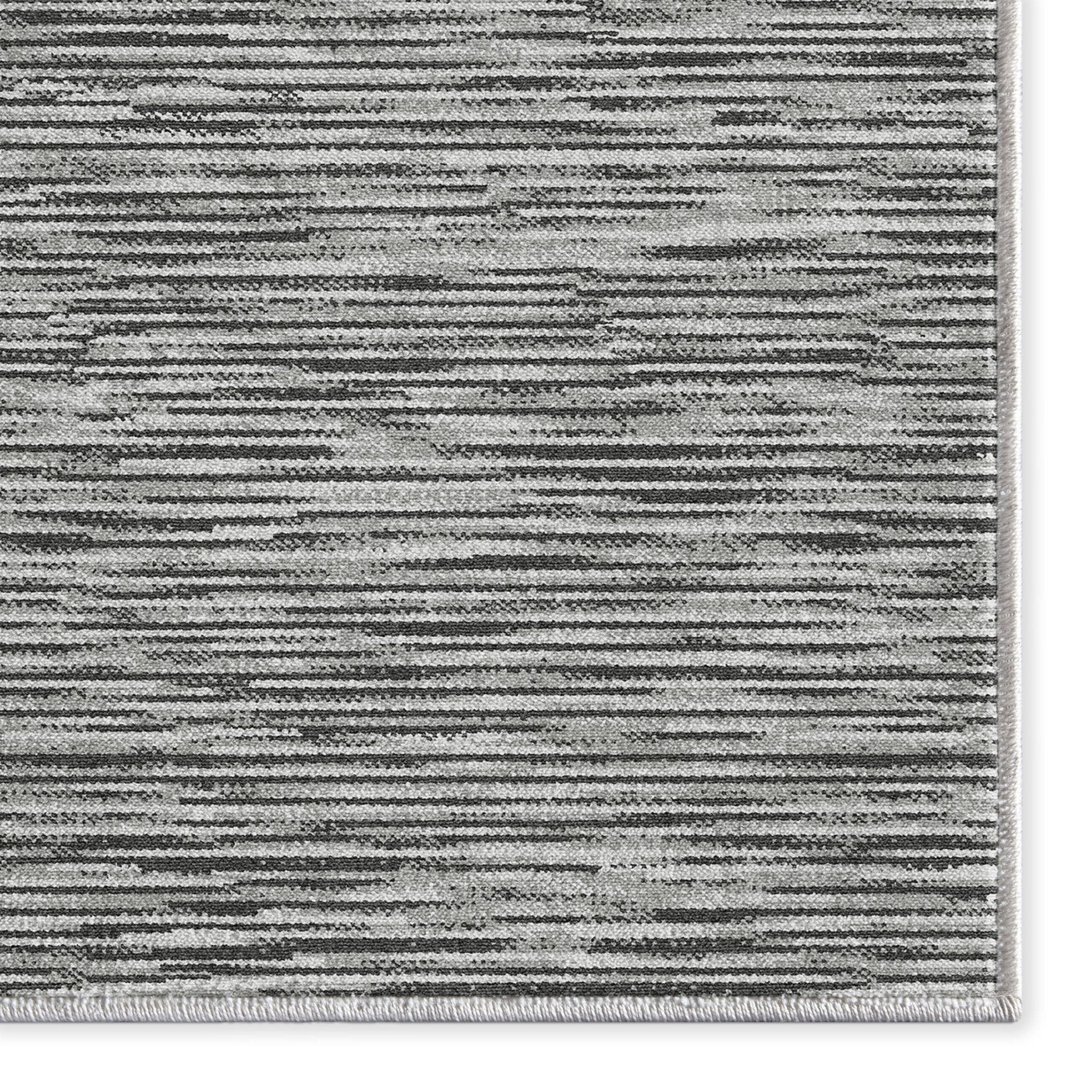 Custom Size Runner Striations Modern Striped Fogstone Pewter Choose Your Width x Choose Your Length Hallway Runner Rug、mySite、gigharbornorthrealestate