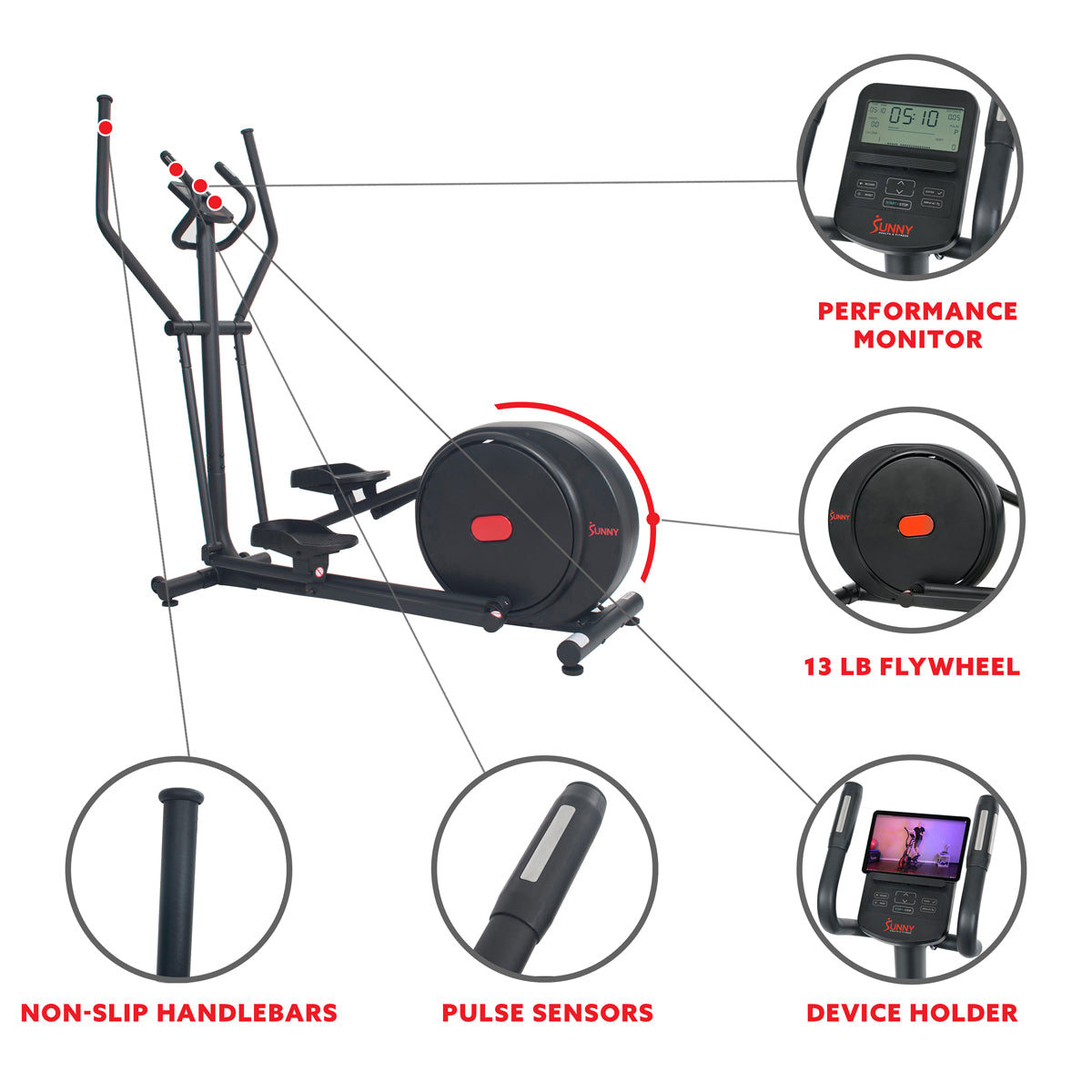  Carbon Premium Magnetic Elliptical Programmable Machine、mySite、ghnorth