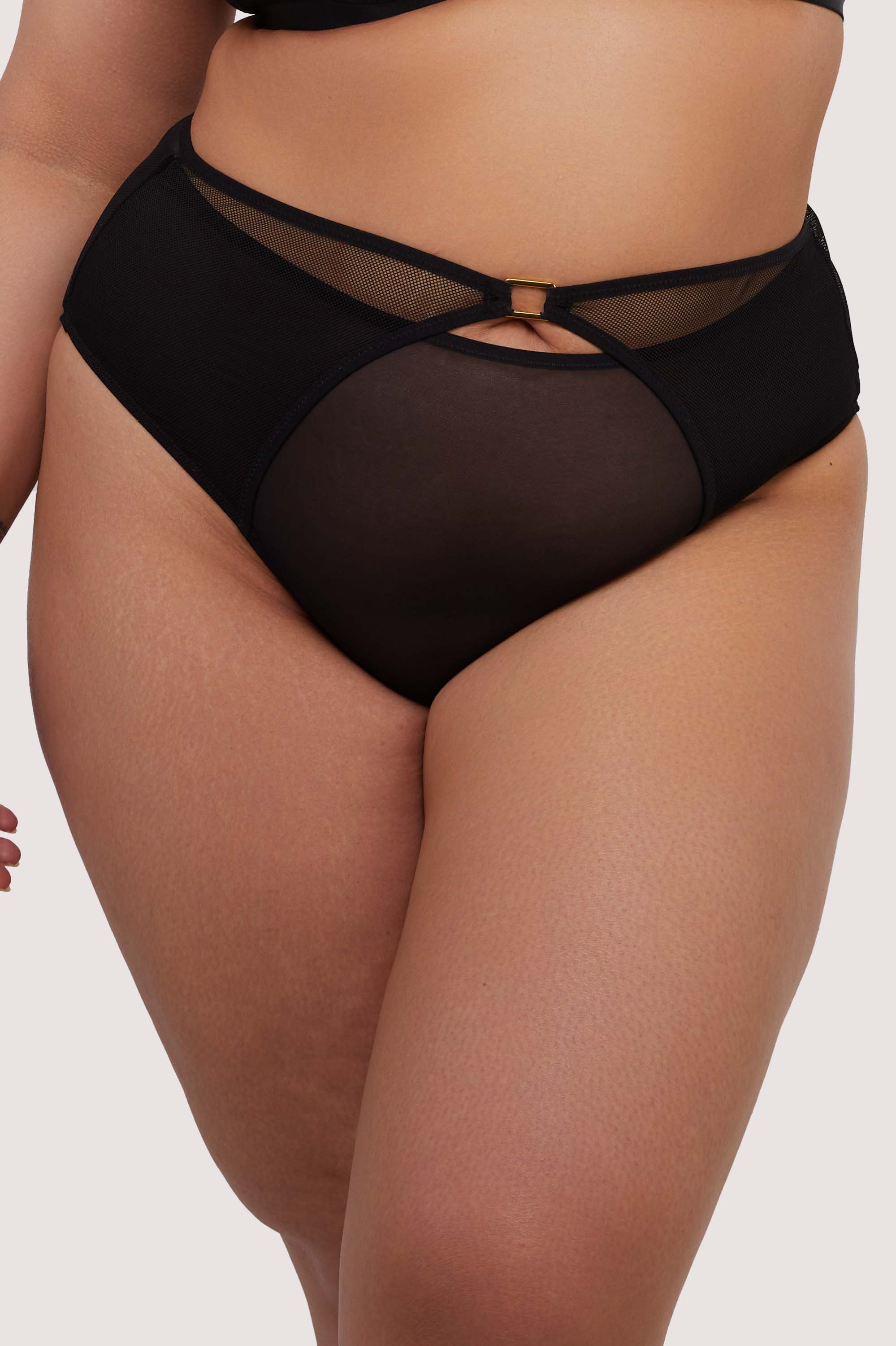 Holland Fishnet and Mesh High Waisted Brief、mySite、bengalsvssteelers