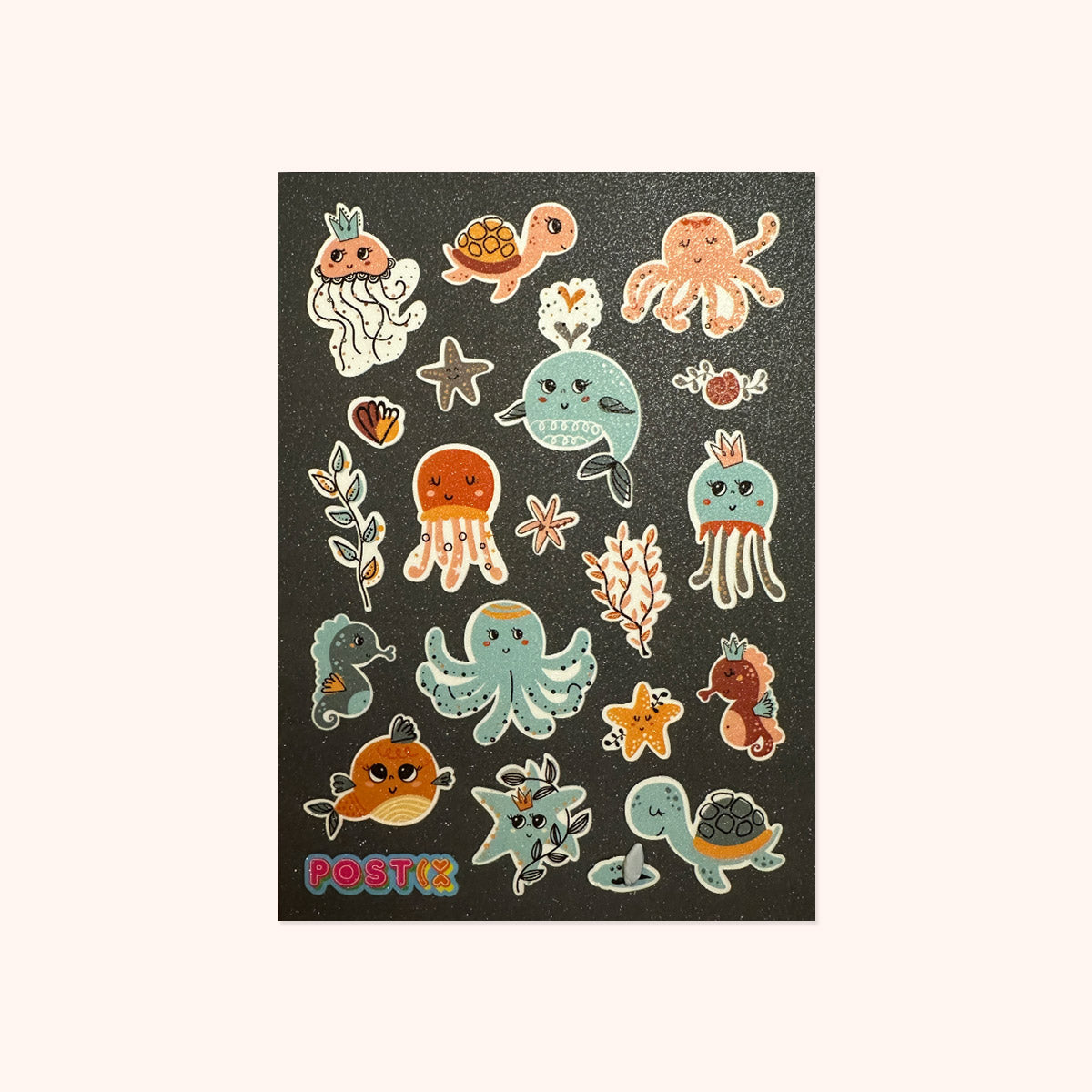 Sea-rious Fun Glitter Sticker Sheet、mySite、ghnorth