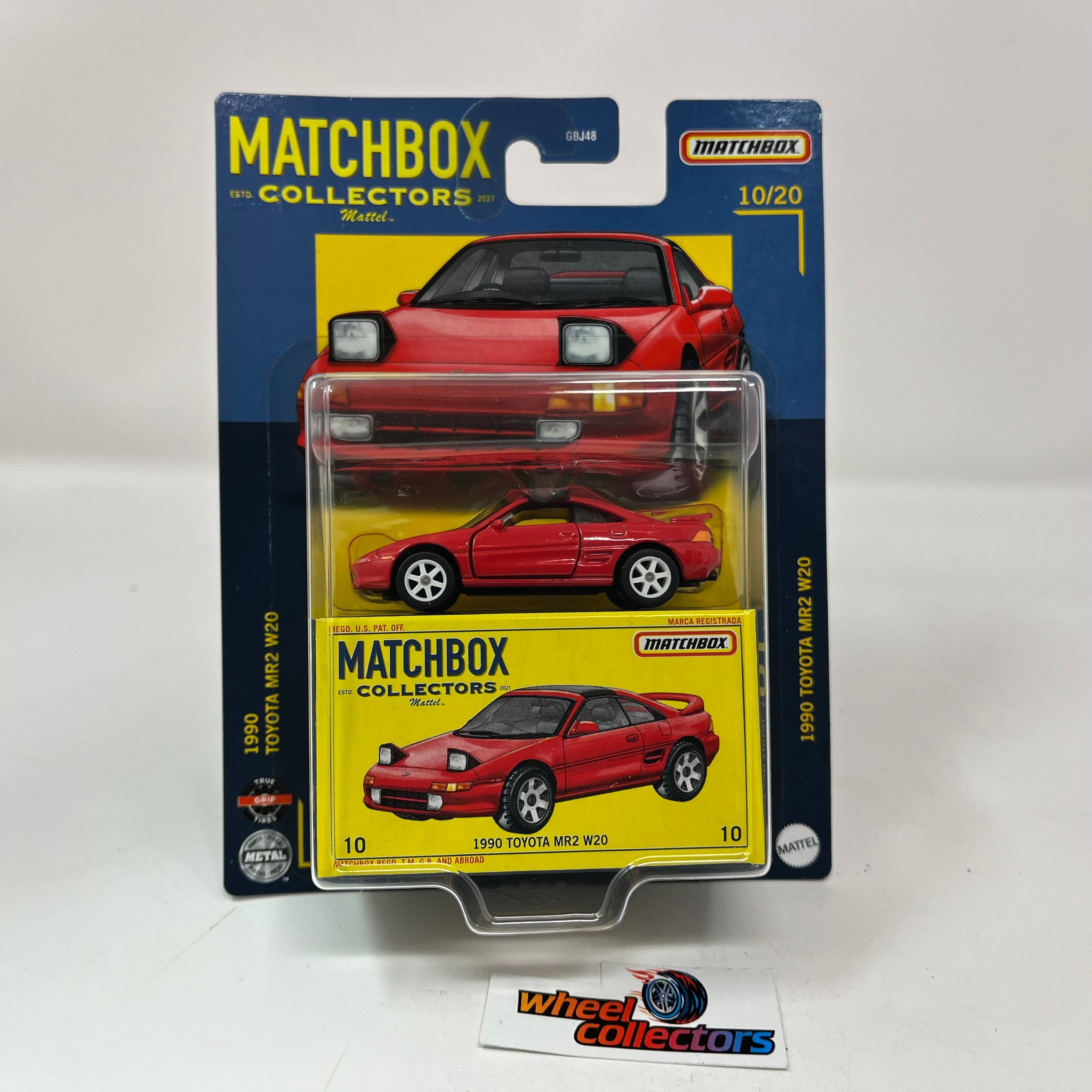 1990 Toyota MR2 W20 #10 * Head Lights Down & LHD * 2022 Matchbox Collectors、mySite、hgirdovlk