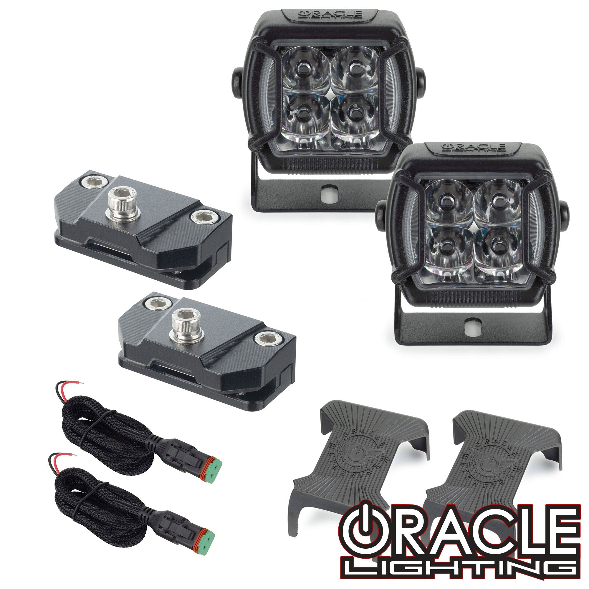 ORACLE Lighting Universal A-Pillar Hood Mount Brackets w/ VEGA™ Series 4 Spotlights、mySite、nflplayoffbracketp
