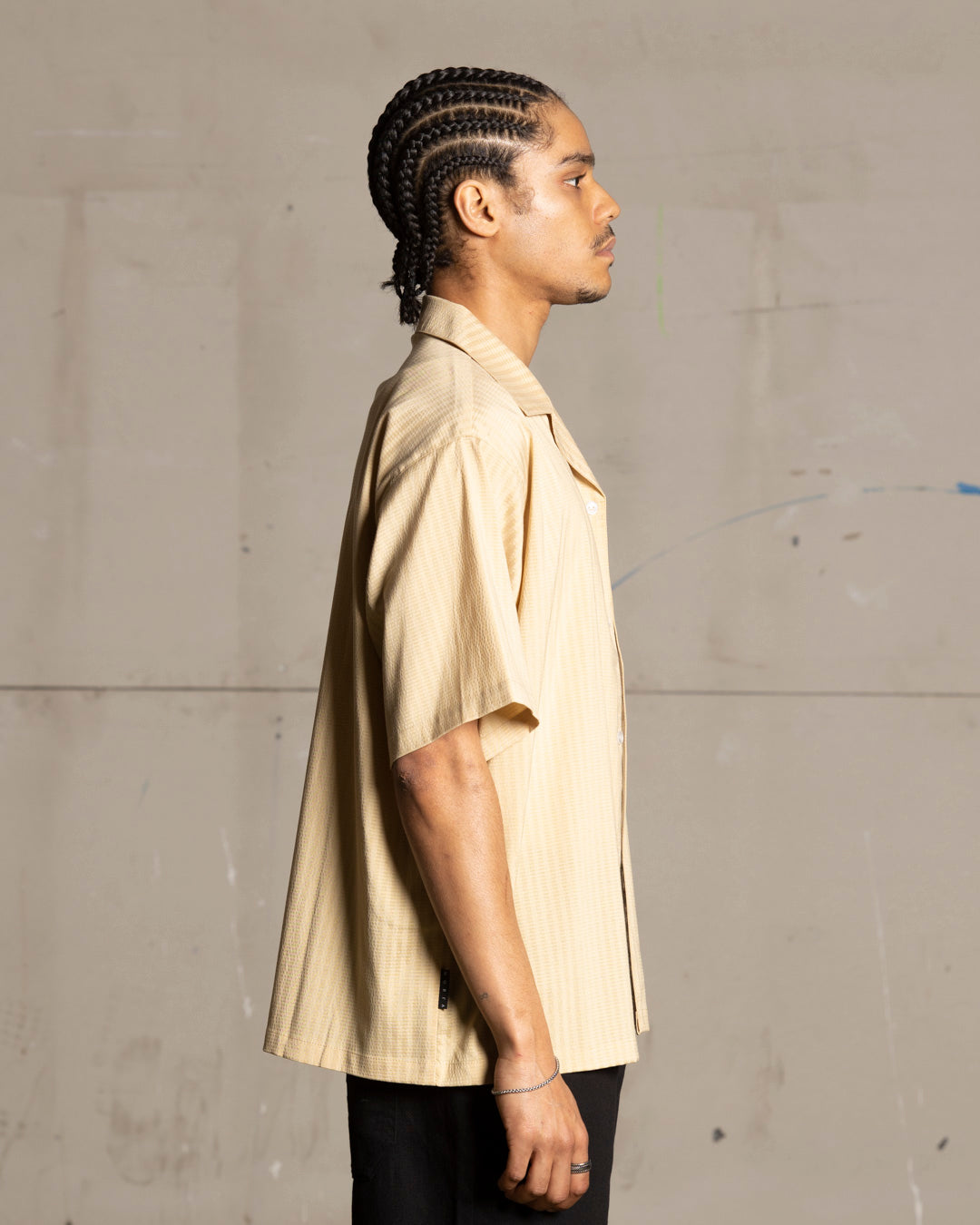Saint Morta Villa Short Sleeve Shirt Tan、mySite、zt4zffjzw