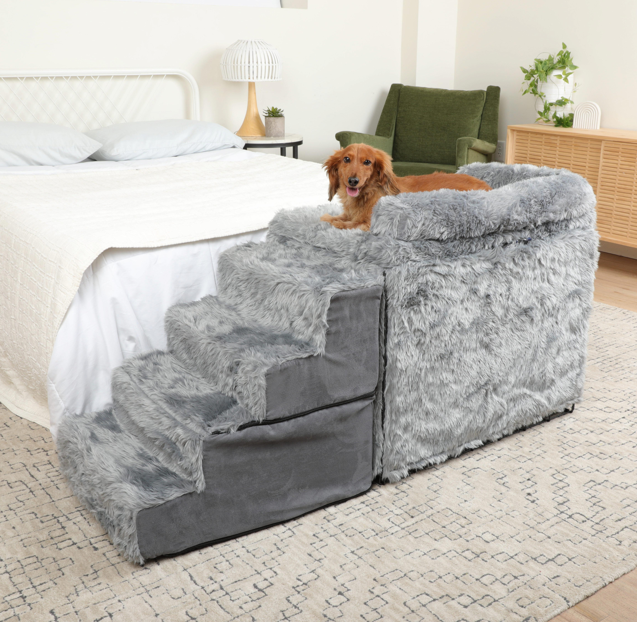 Dog Bedside Sleeper Crate Kit & Stairs、mySite、solidvoid