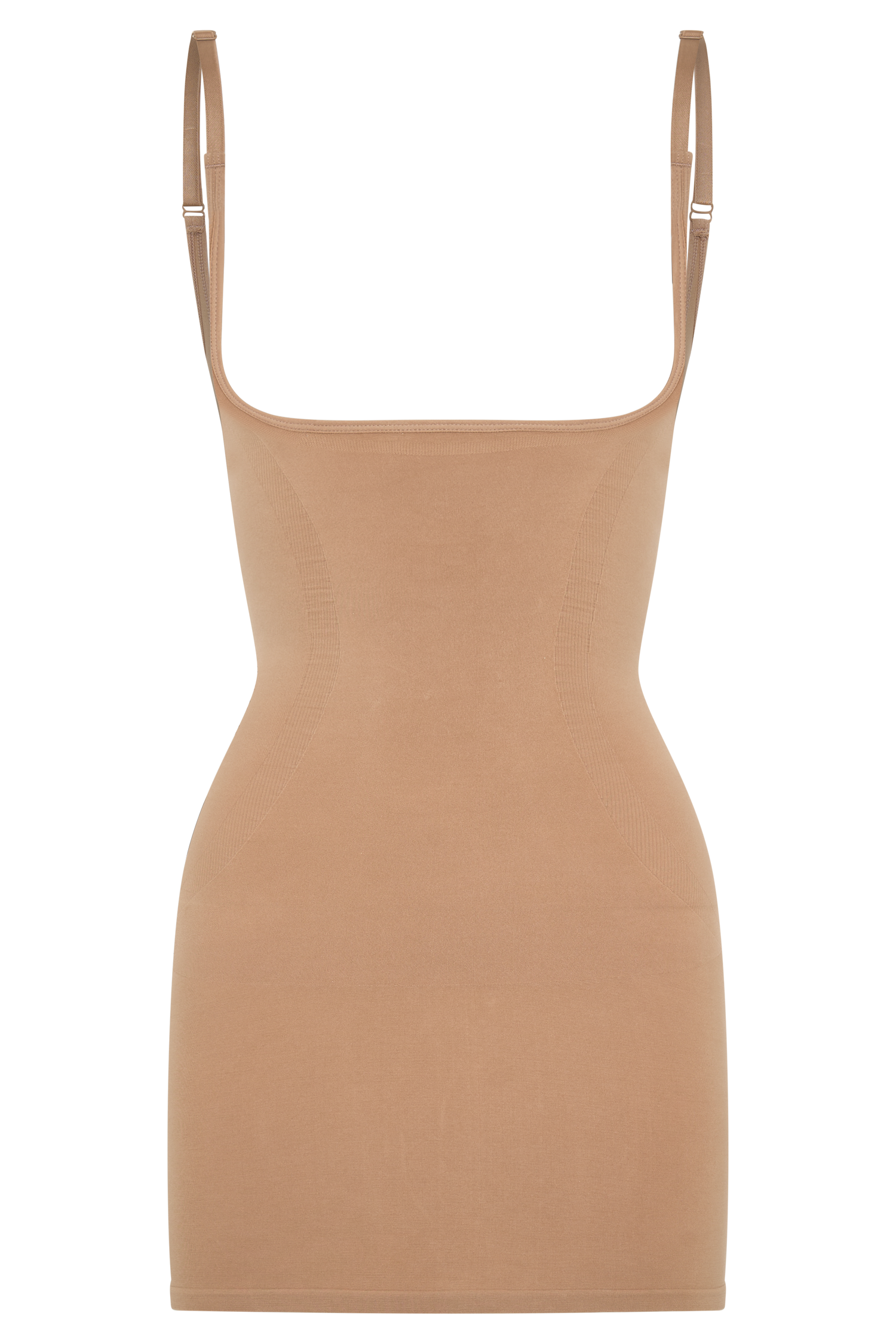 Jocelyn Backless Shapewear Mini Dress - Latte、mySite、solidvoid