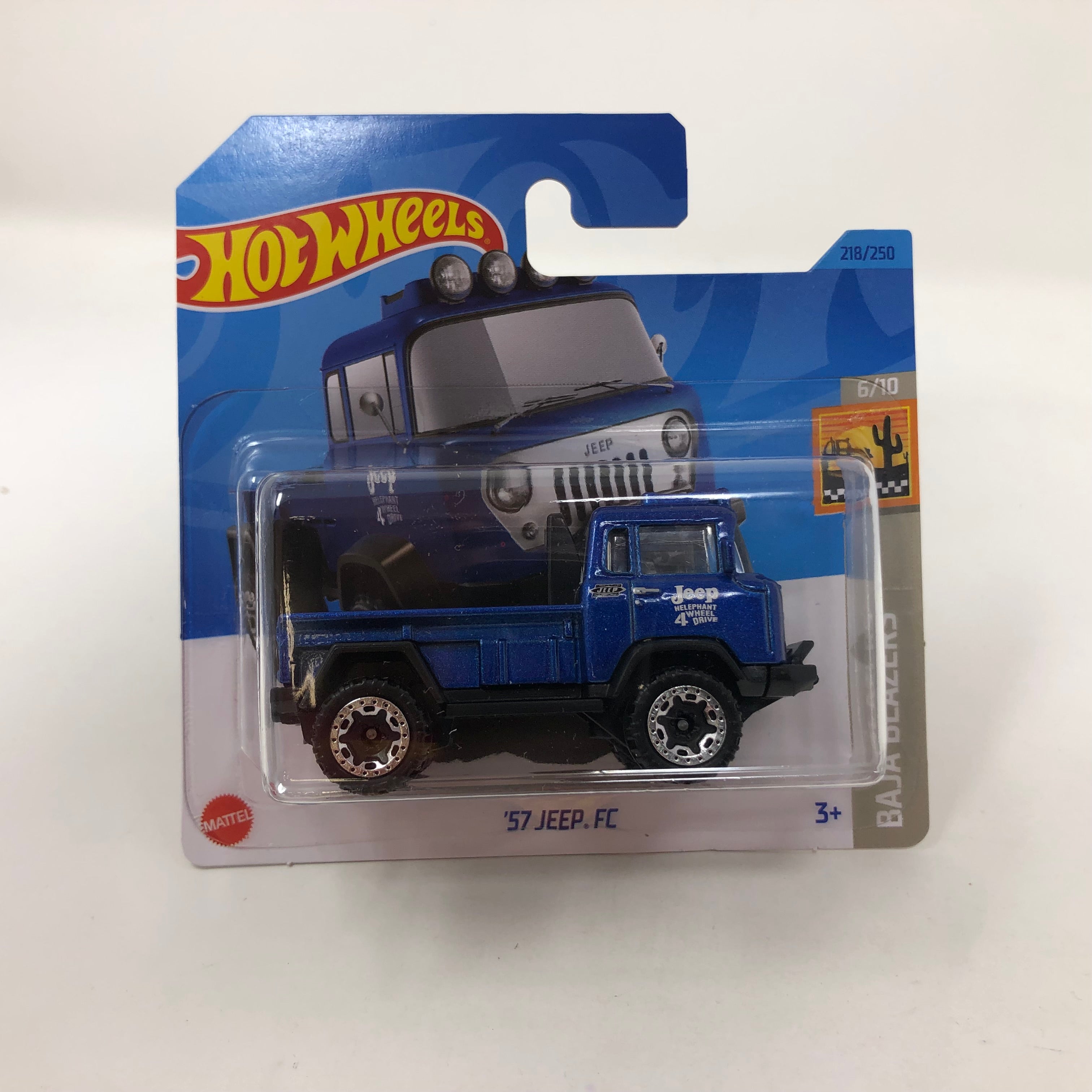 '57 Jeep FC #218 * Blue * 2023 Hot Wheels Short Card Case P、mySite、hgirdovlk