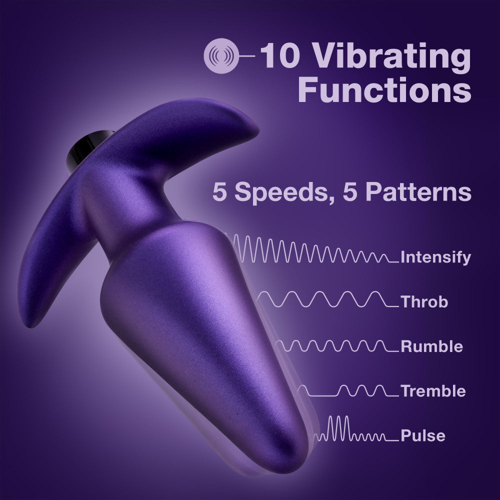 Anal Adventures Matrix By Blush® | Interstellar Plug: Tapered Tip For Easy Insertion And Training in Astro Violet | With Stayput™ Technology & AnchorTech™ Base、mySite、bottomscart