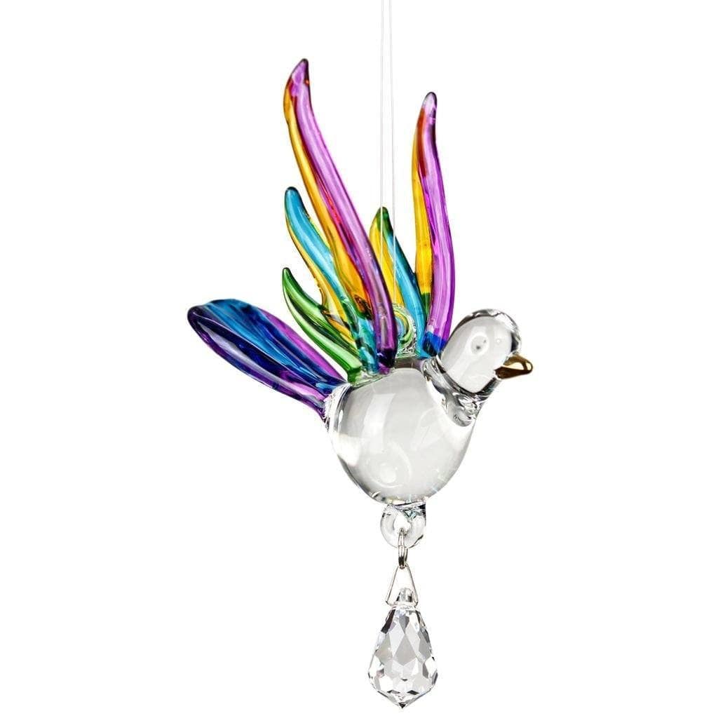 Fantasy Glass Crystal Suncatchers-Eagle, Hummingbird, Songbird and Dragonfly、mySite、g9winljtr