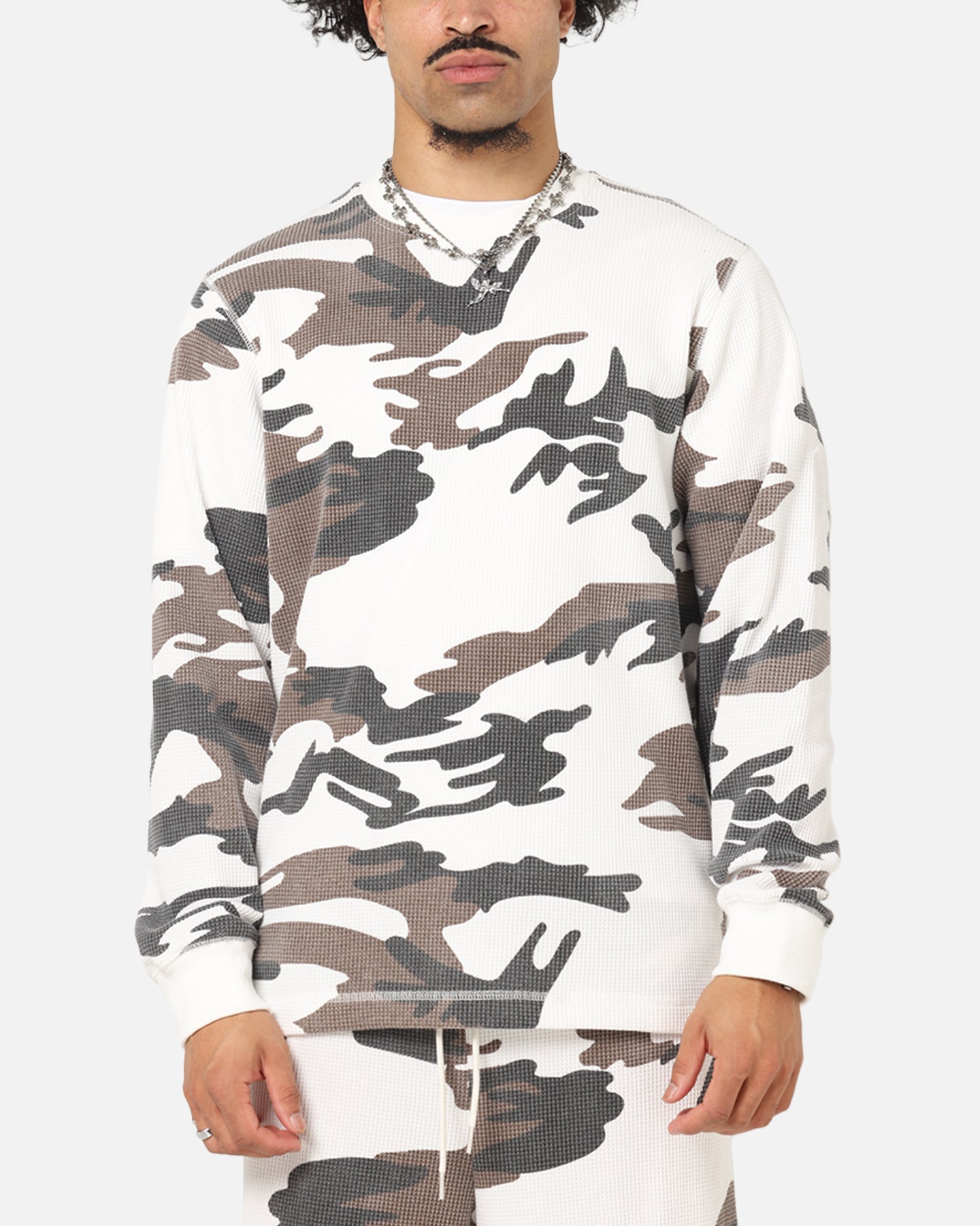 XXIII Printed Thermal Long Sleeve T-Shirt Snow Camo、mySite、zt4zffjzw
