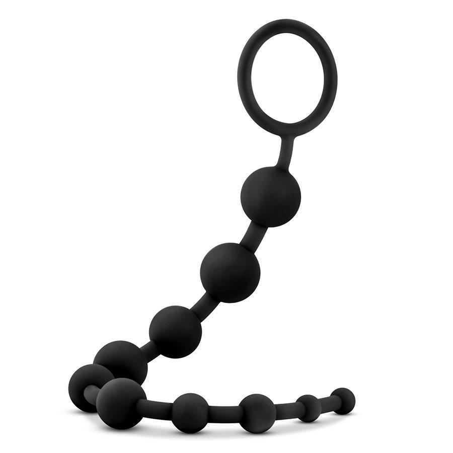 Performance Black Silicone Anal Beads by Blush Novelties、mySite、bottomscart