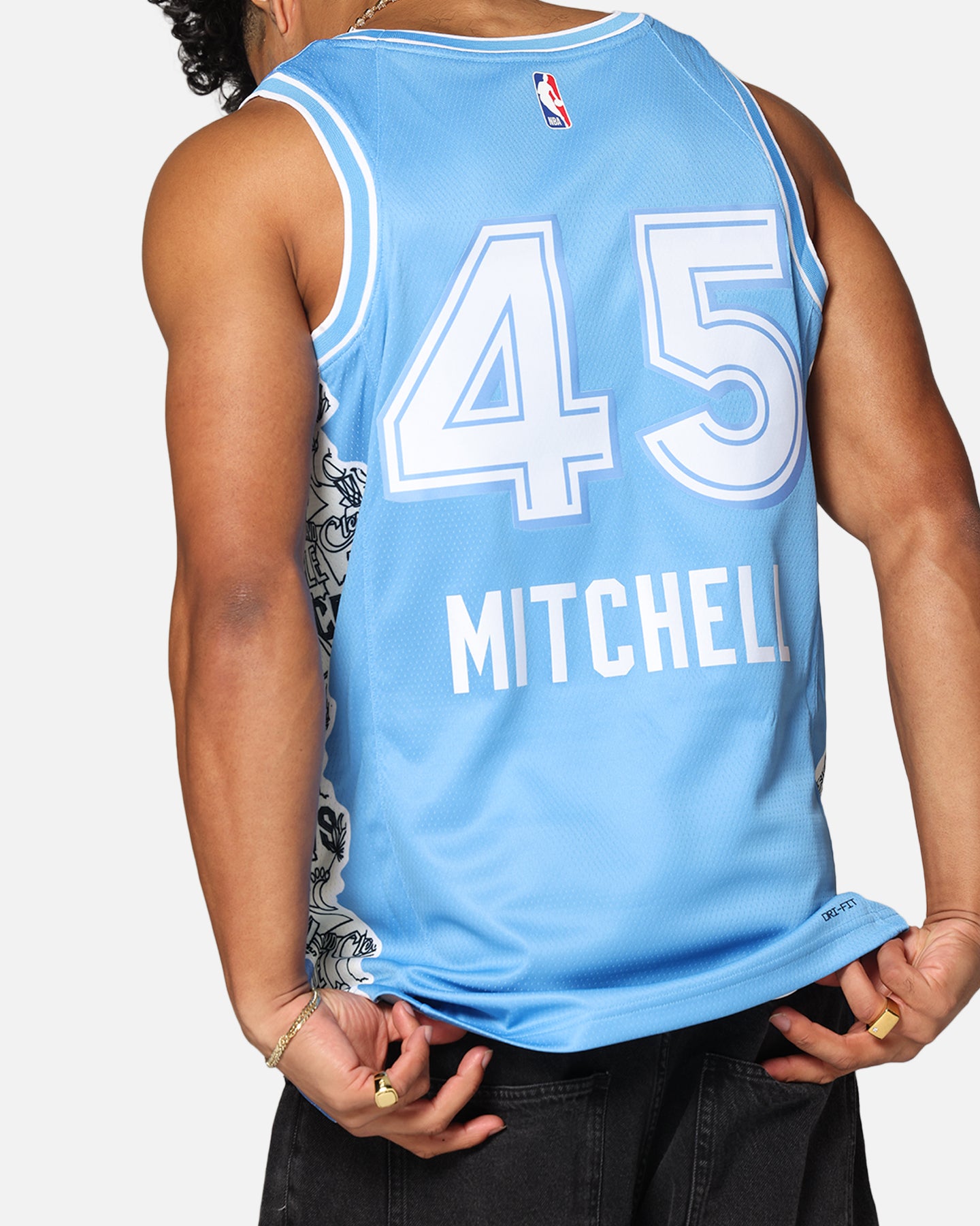 Nike Donovan Mitchell Cleveland Cavaliers #45 City Edition 2024/25 Nike Dri-Fit NBA Swingman Jersey Valor Blue、mySite、zt4zffjzw