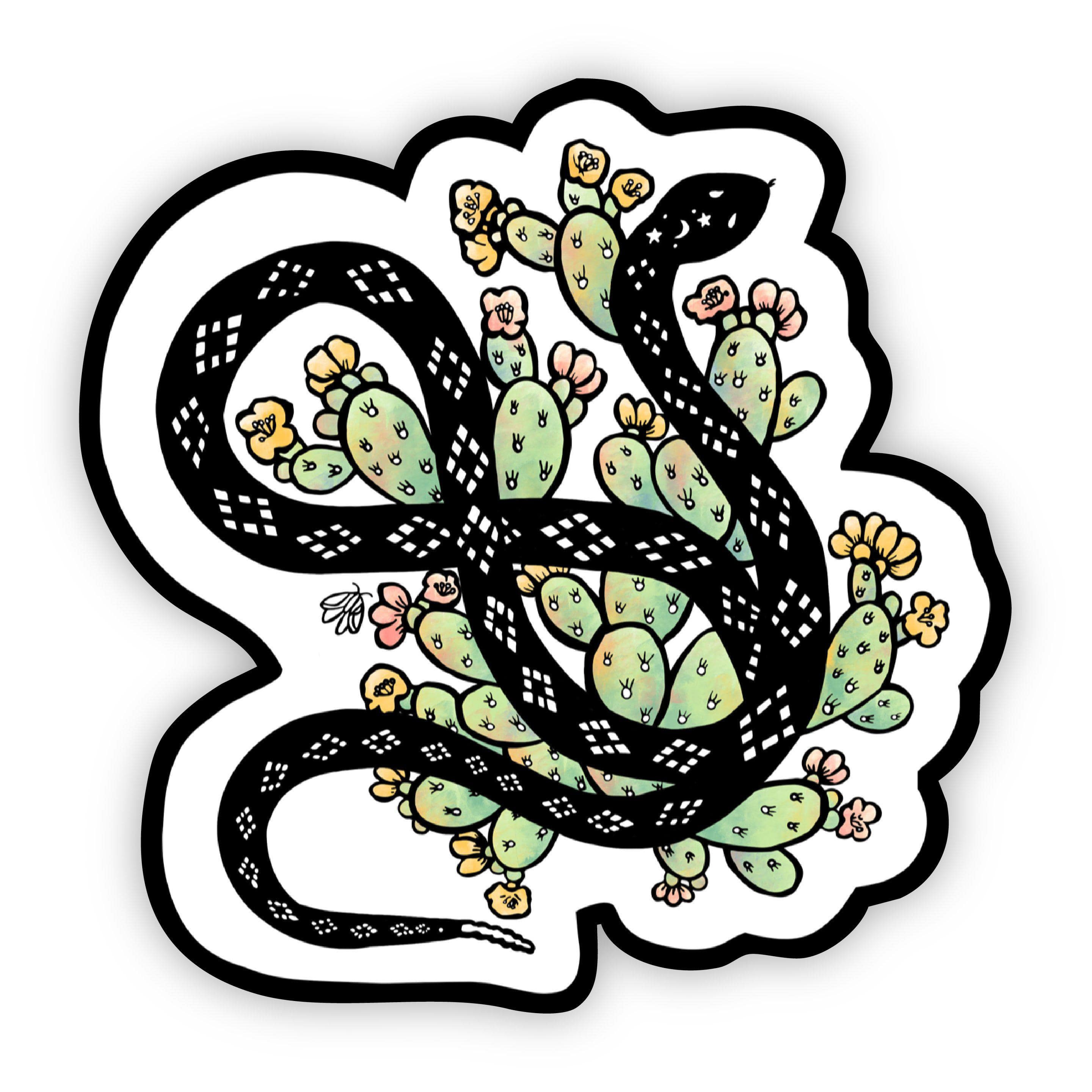  Snake and Cactus Sticker、mySite、elrpsem3k