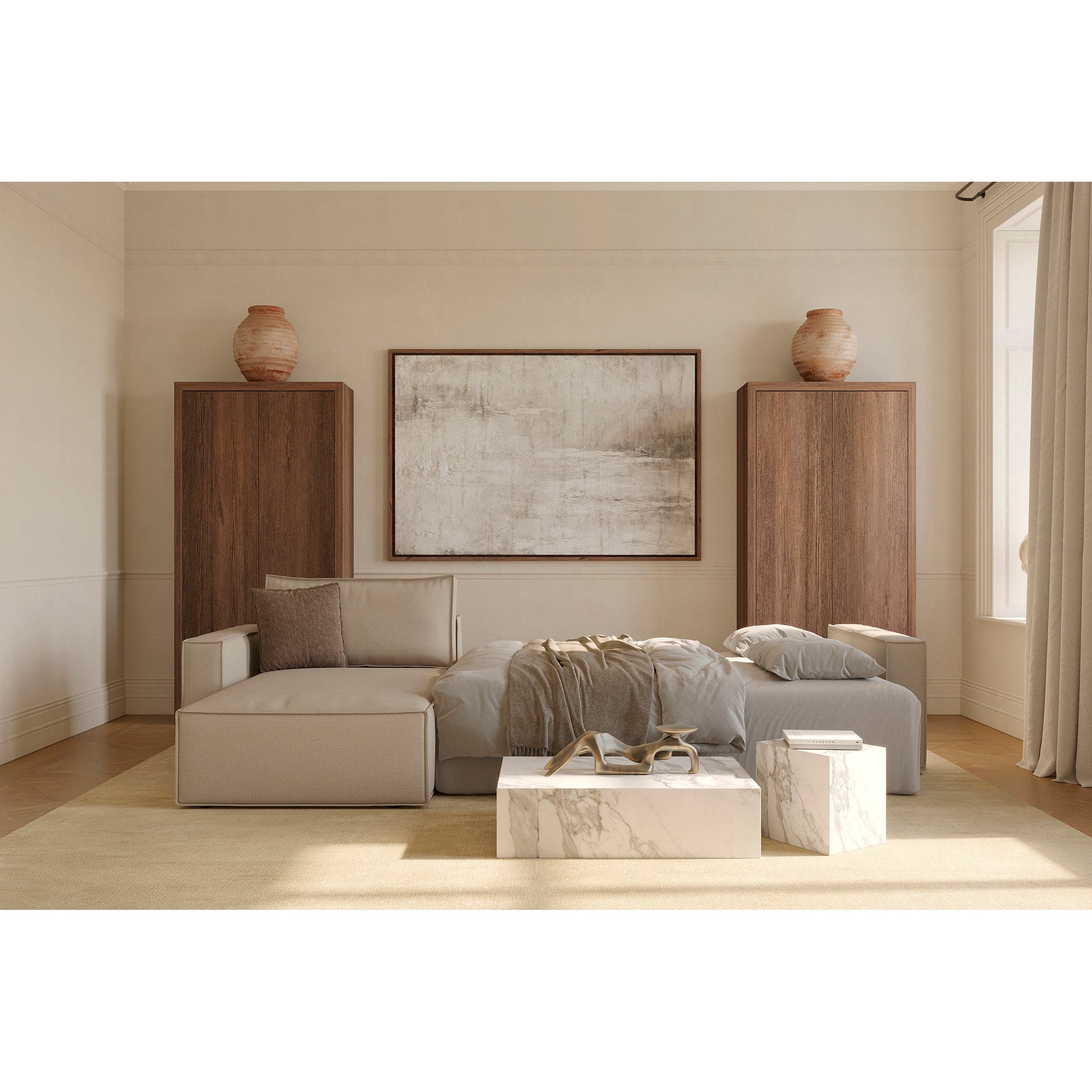 Newilla Sofa Bed With Lounger、mySite、neckold