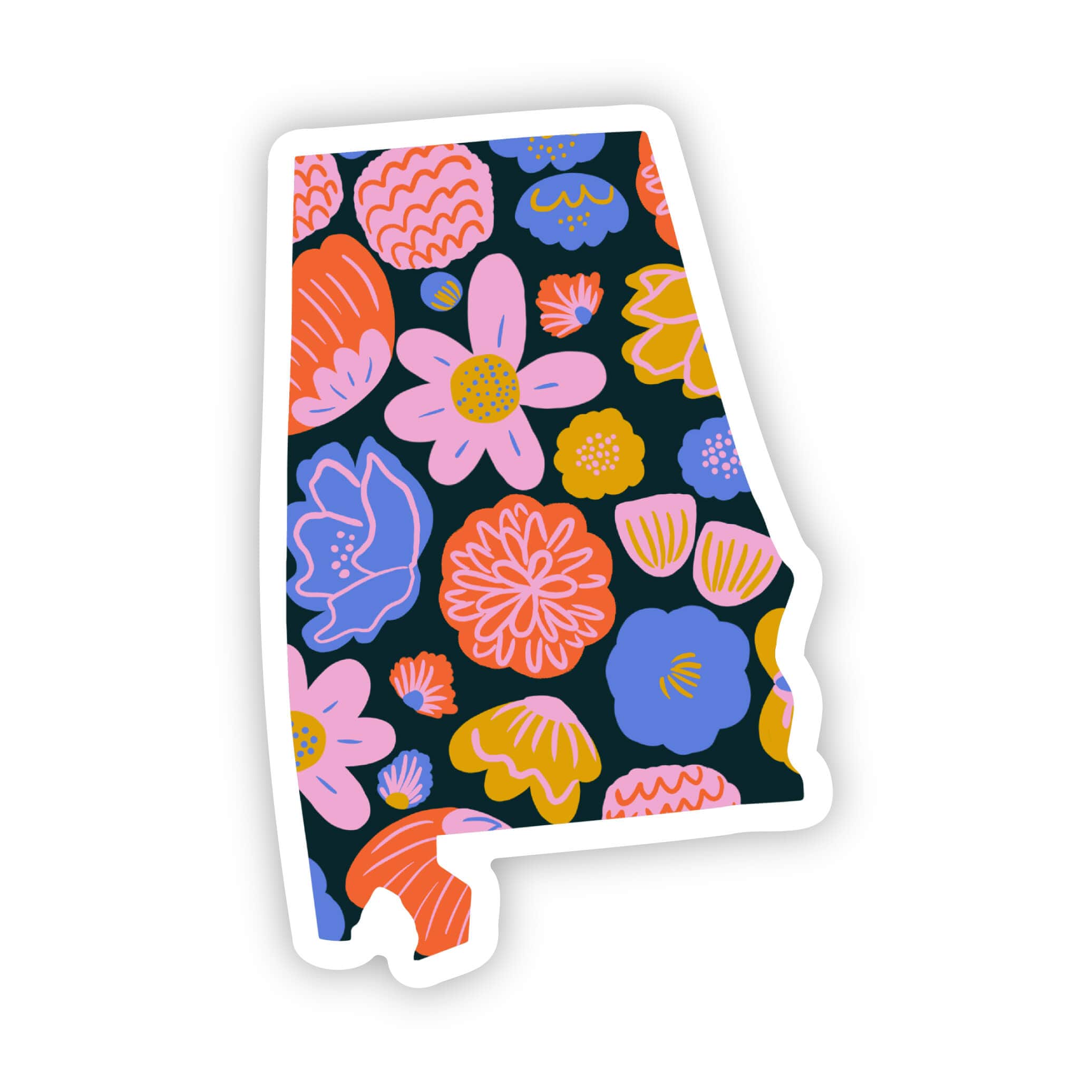  Alabama Sticker - Colorful Flower、mySite、elrpsem3k