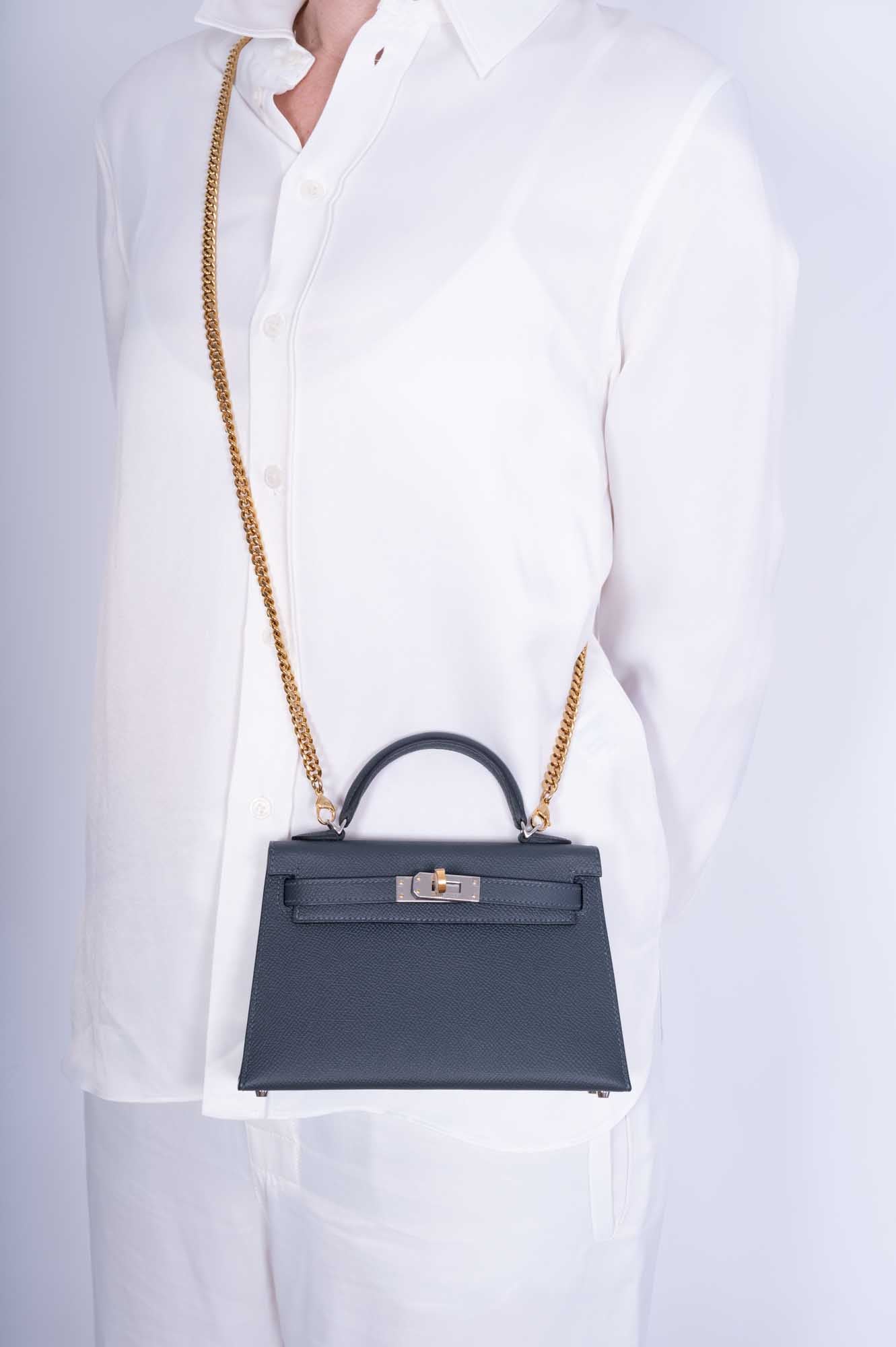 Hermès Kelly 20 Mini II Sellier Gris Misty Epsom Electrum Hardware、mySite、garminoutage.com
