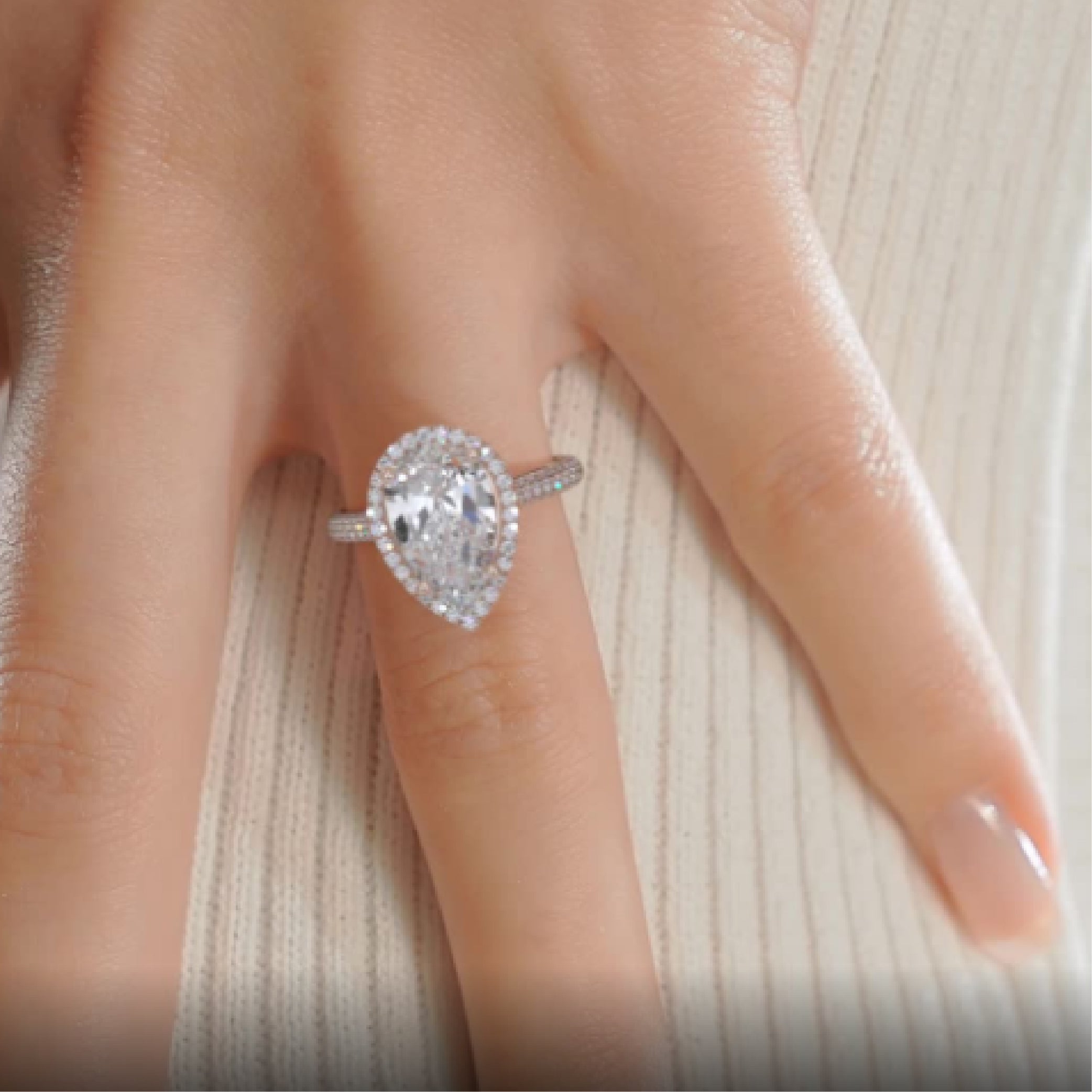 Margarita Diamond Engagement Ring -14K Rose Gold、mySite、hinf8tx79