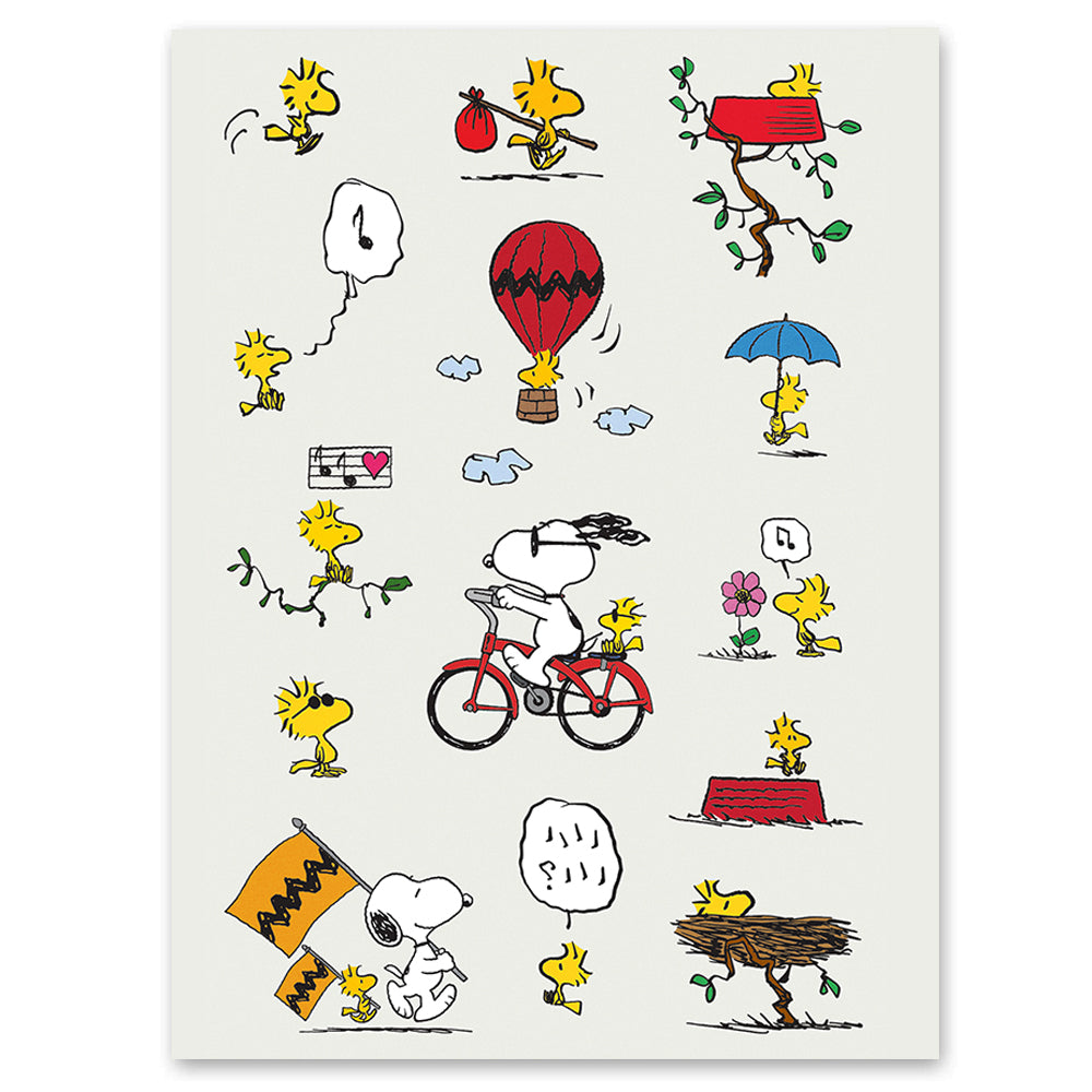 Peanuts Woodstock Tattly Temporary Tattoos Sheets、mySite、ghnorth