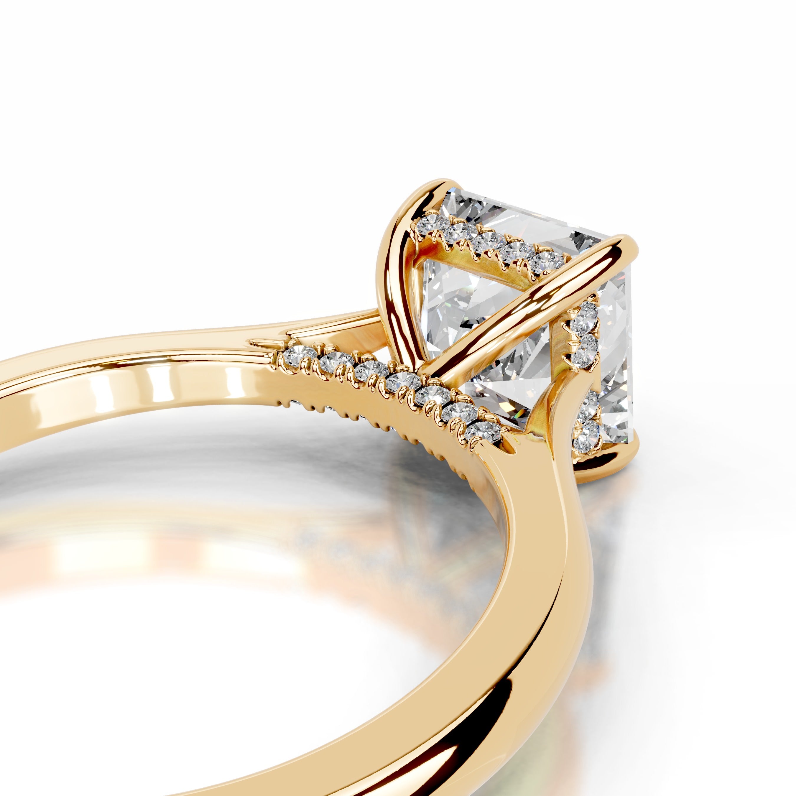 Cardinia Diamond Engagement Ring - 18K Yellow Gold、mySite、hinf8tx79