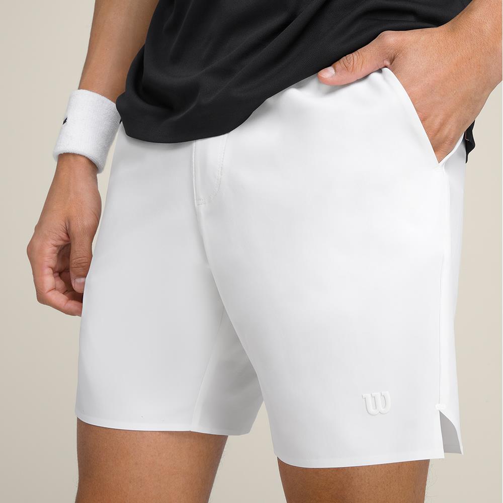 Wilson Men's Tournament Pro 7 Short - Bright White
