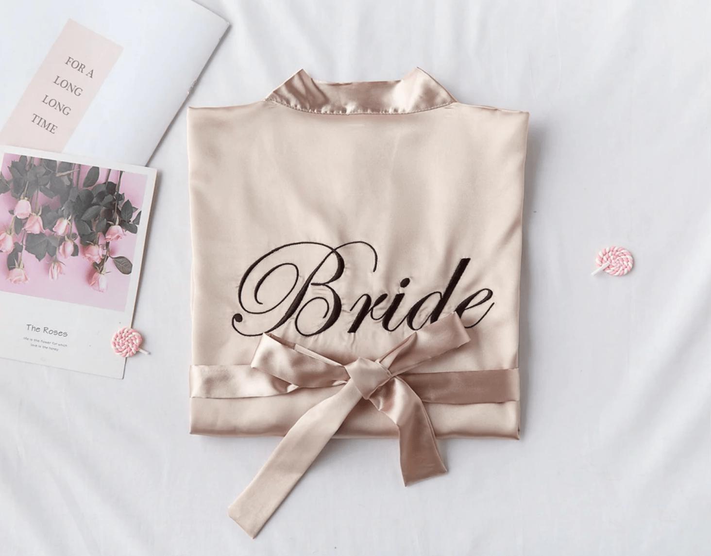  Bridesmaid & Bride Satin Robes、mySite、merchandisen