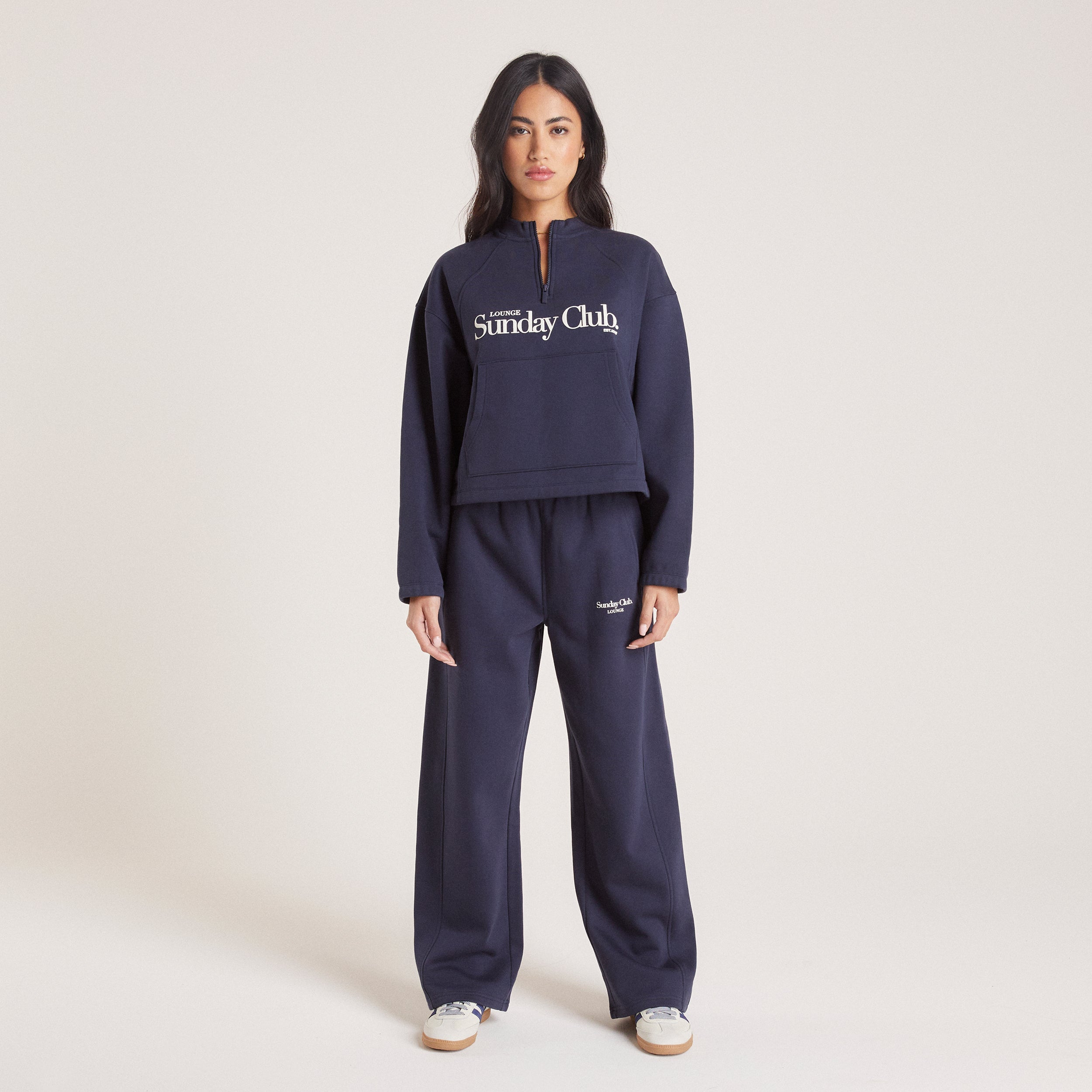 Quarter Zip Jumper - Ink Blue、mySite、bengalsvssteelers