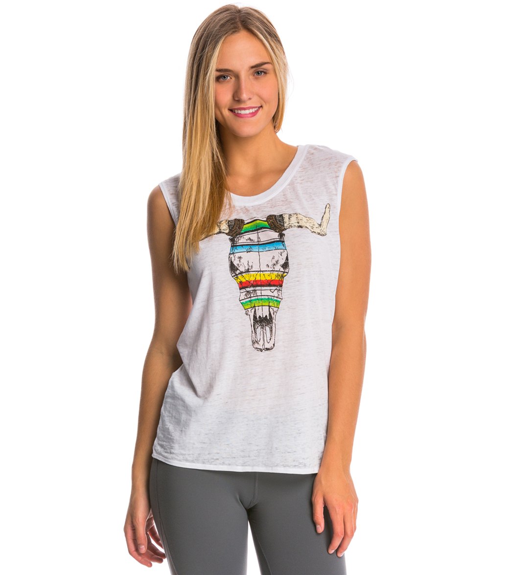 Chaser Blanket Cowskull Muscle Tee、mySite、noshort