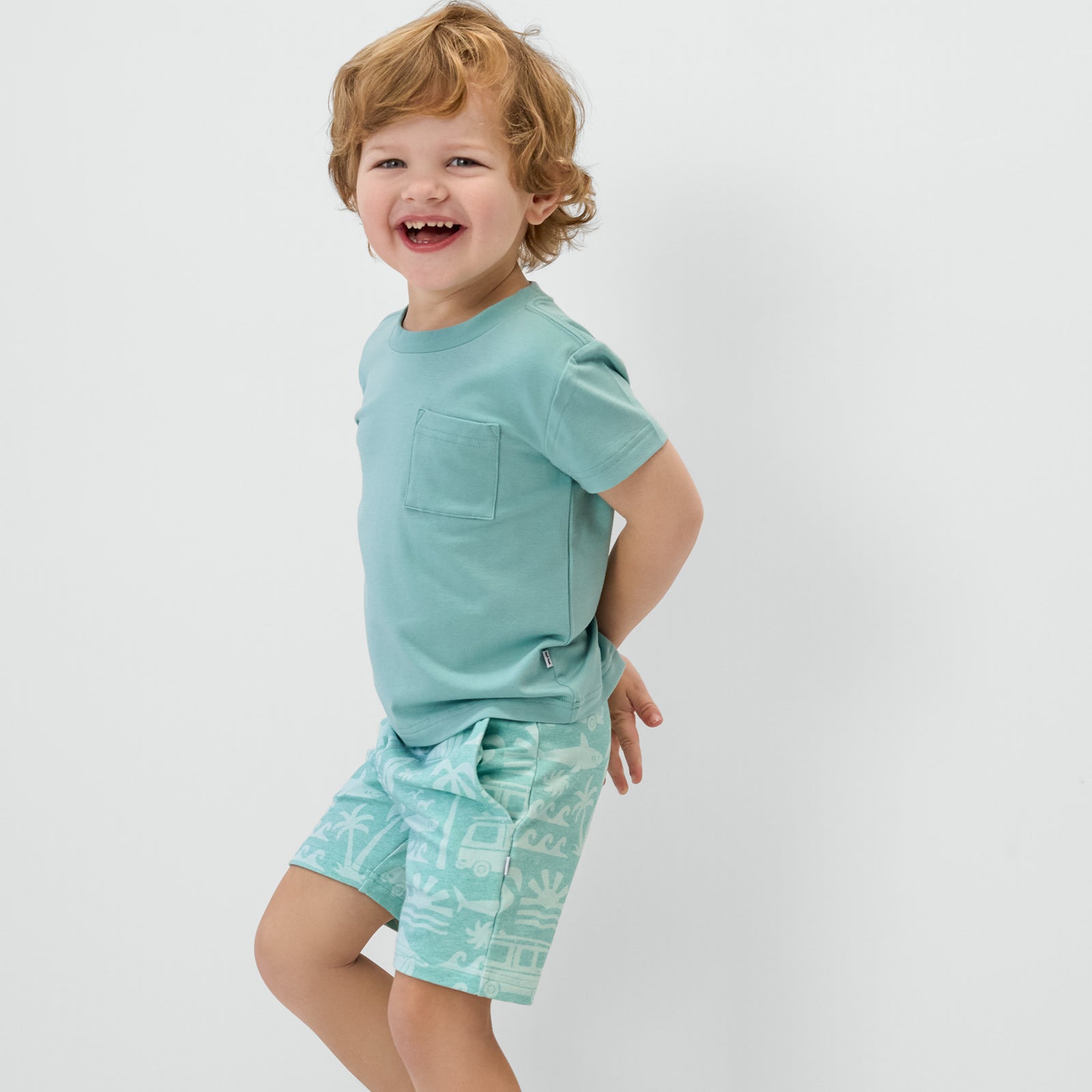 Mint Surf Shack Drawstring Shorts、mySite、g9winljtr