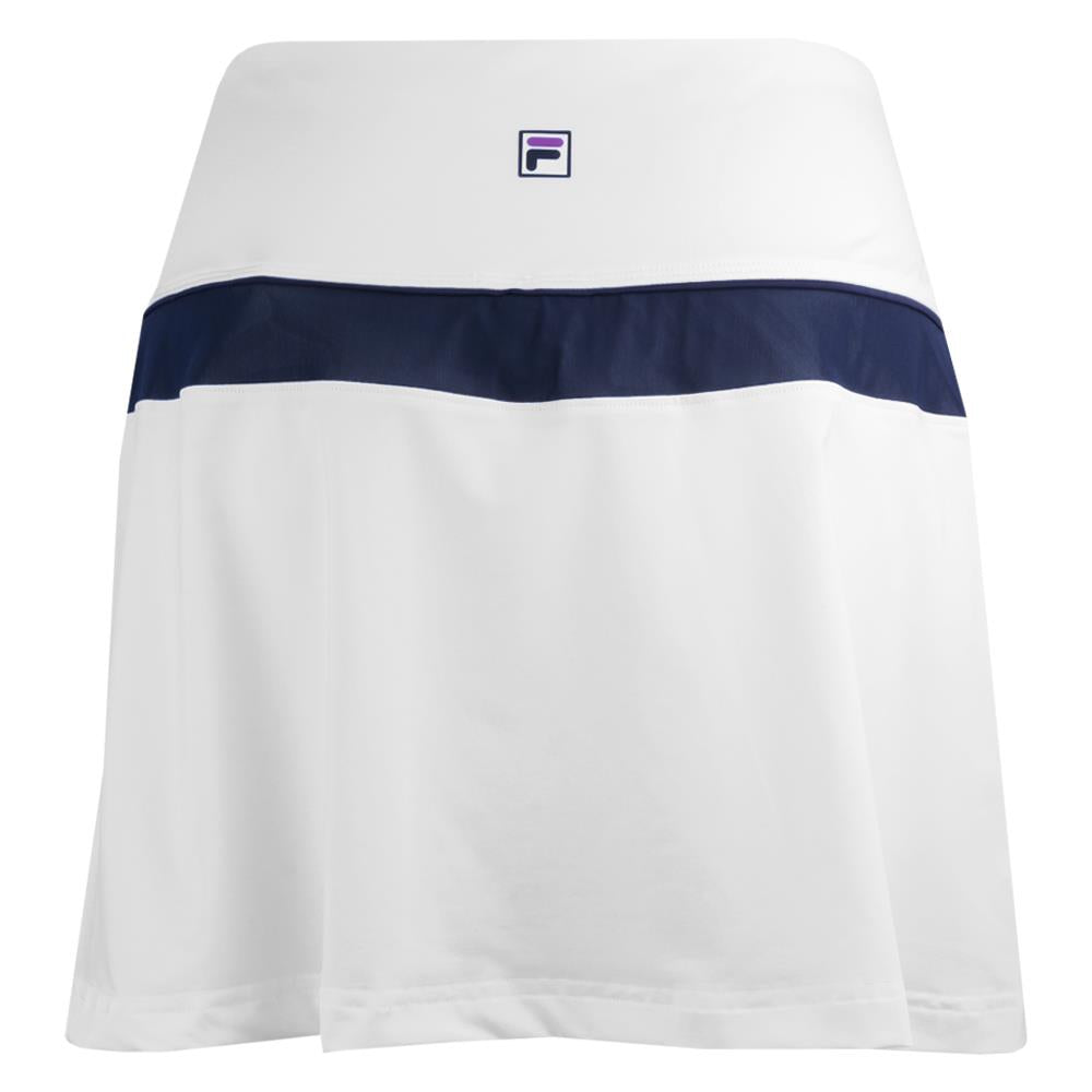 Fila Women's Alley Flirty Skort - White/Fila Navy