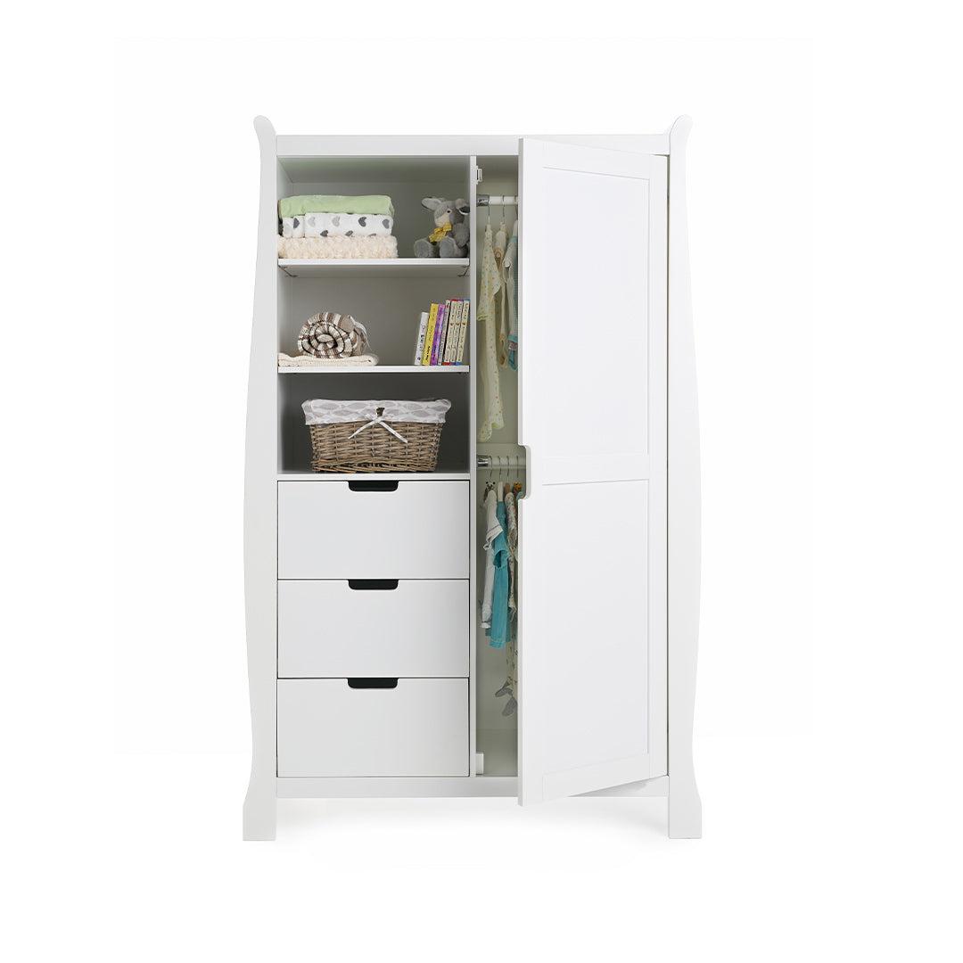  Obaby Stamford Double Wardrobe - White、mySite、merchandisen