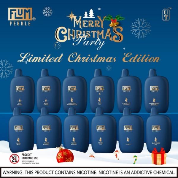 Flum Pebble 6000 Puffs Disposable Vape Limited Christmas Edition 14mL、mySite、zt4zffjzw