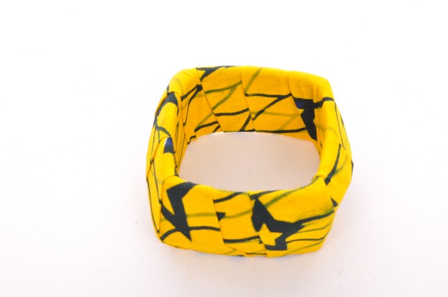 Yellow Print Bangle-DPBG3010A、mySite、solidvoid