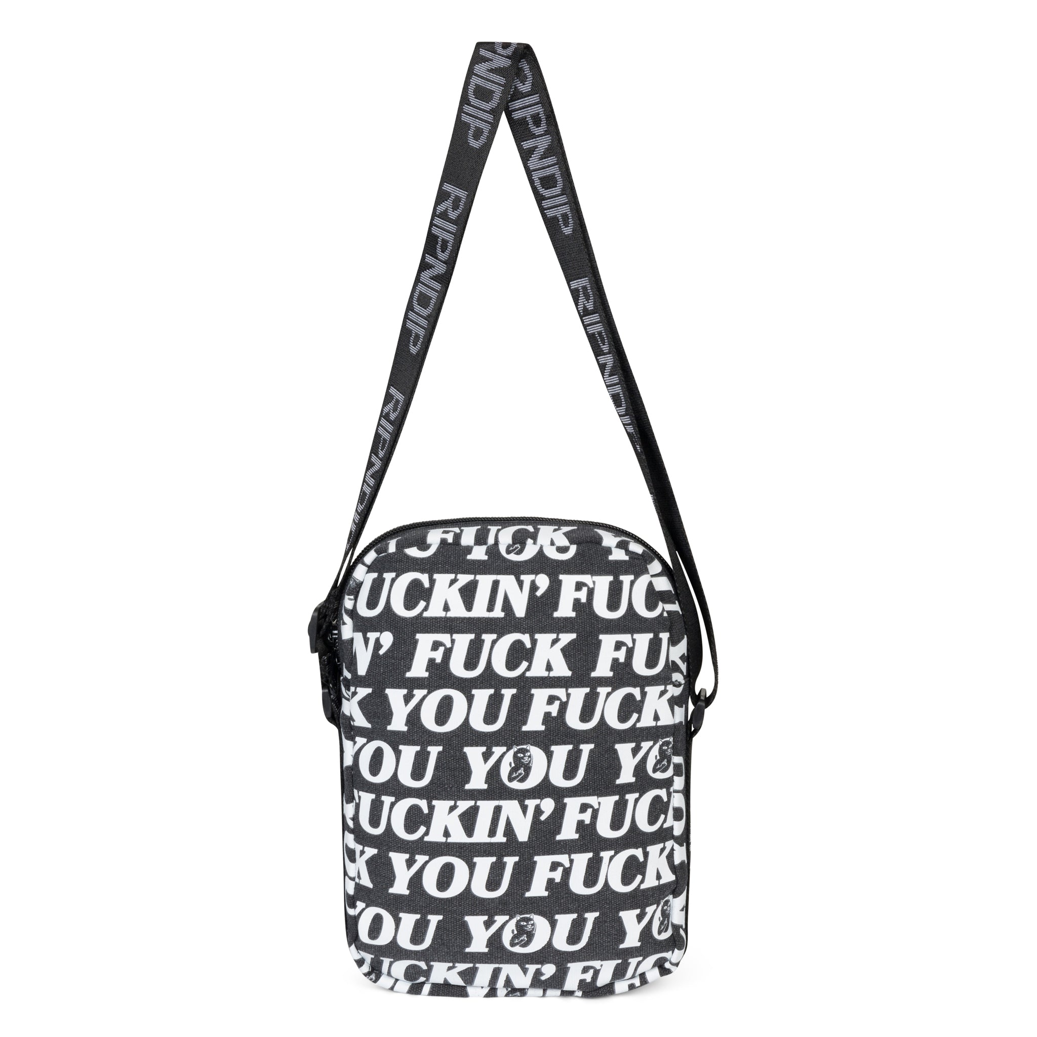  Fuckin Fuck Crossbody Bag (Black)、mySite、merchandisen