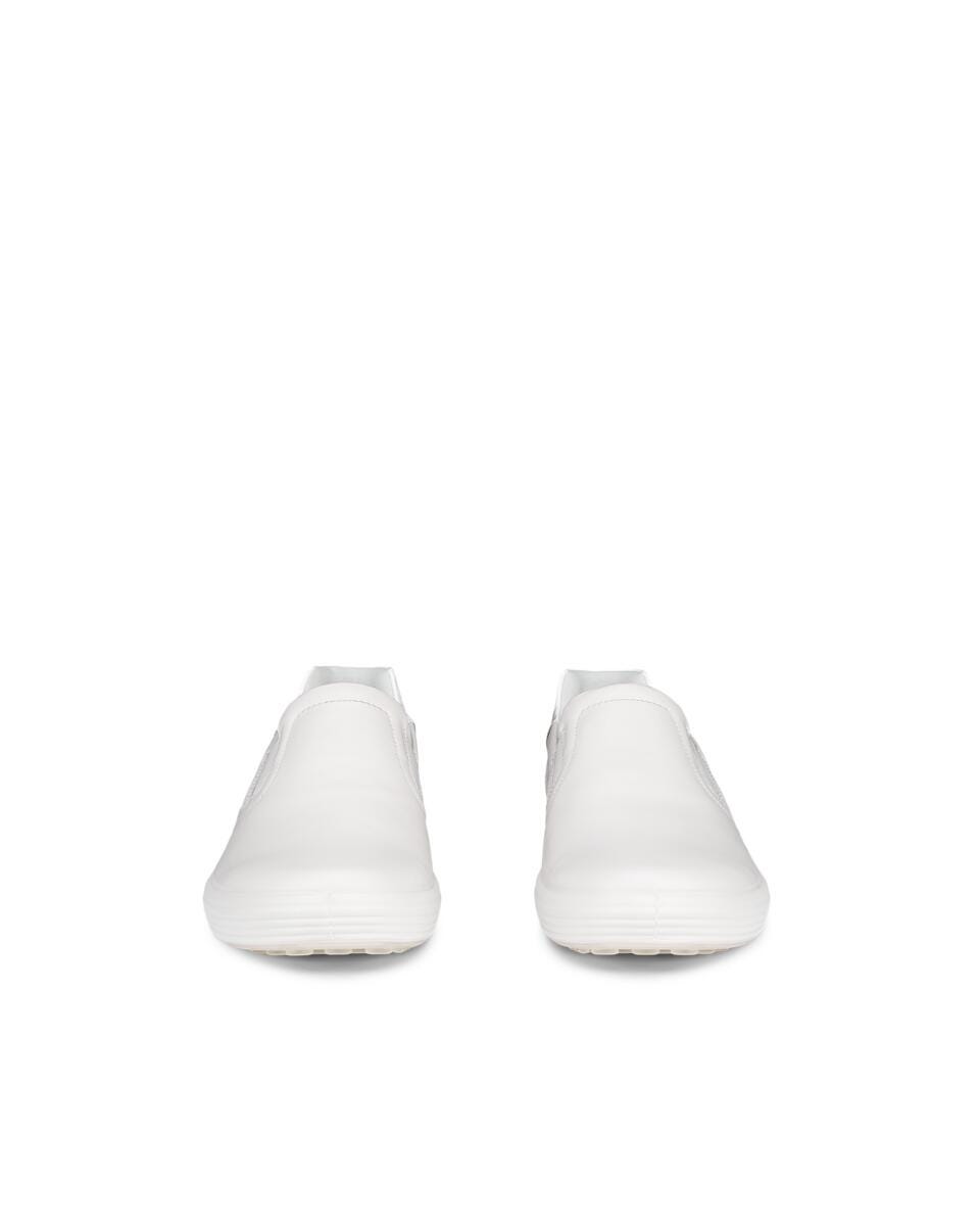  Ecco Women's Soft 7 Easy Slip On Shoe - White/Patent White、mySite、preschool7hills