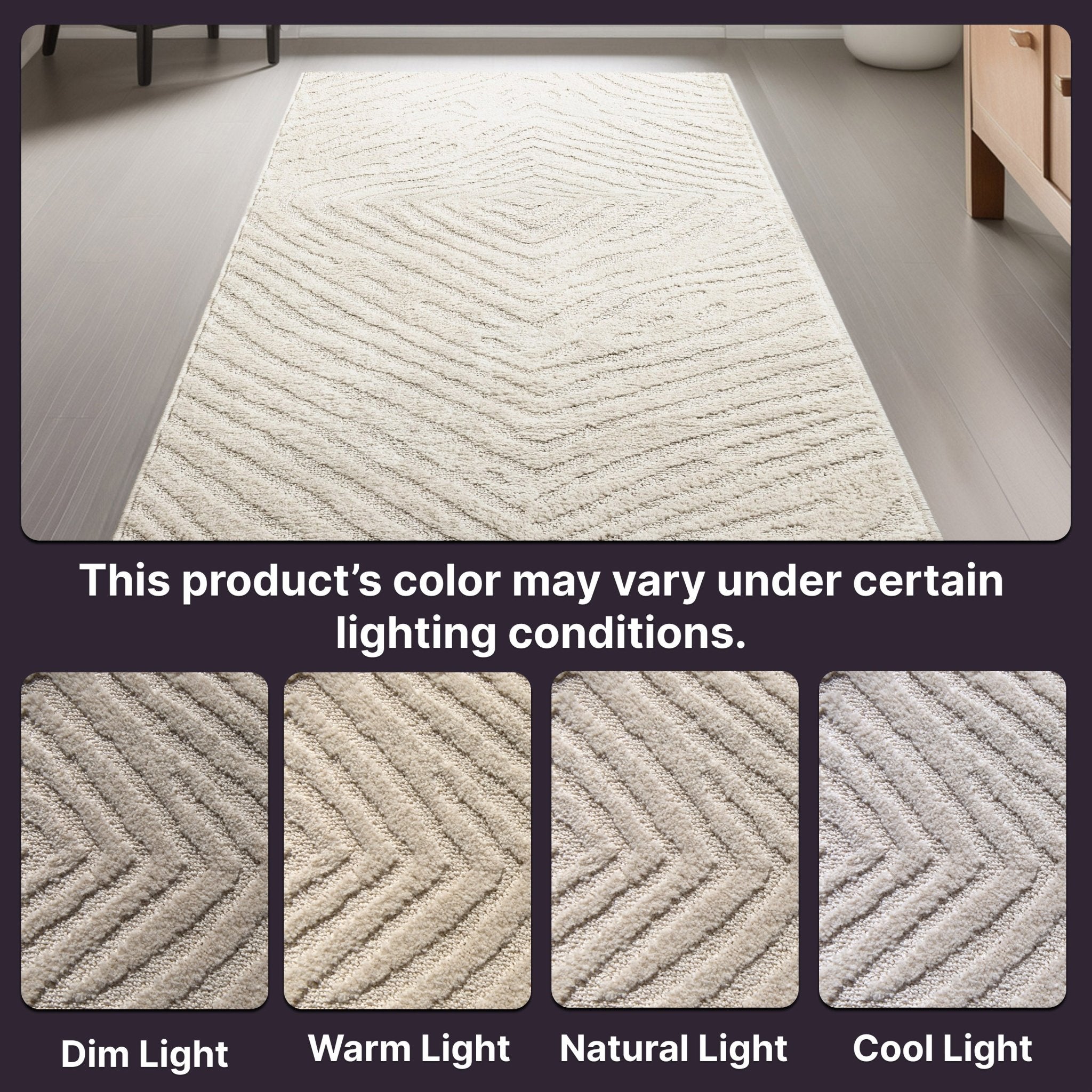 Custom Size Runner Relajo Modern Solid & Striped Ivory Choose Your Width x Choose Your Length Hallway Runner Rug、mySite、gigharbornorthrealestate