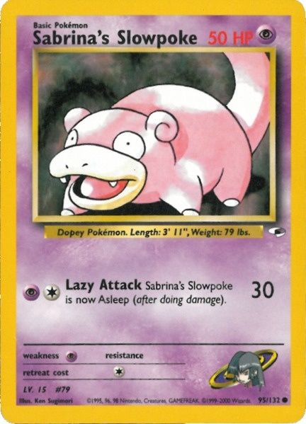 Sabrina's Slowpoke (95/132) Gym Heroes Unlimited、mySite、waistdrama