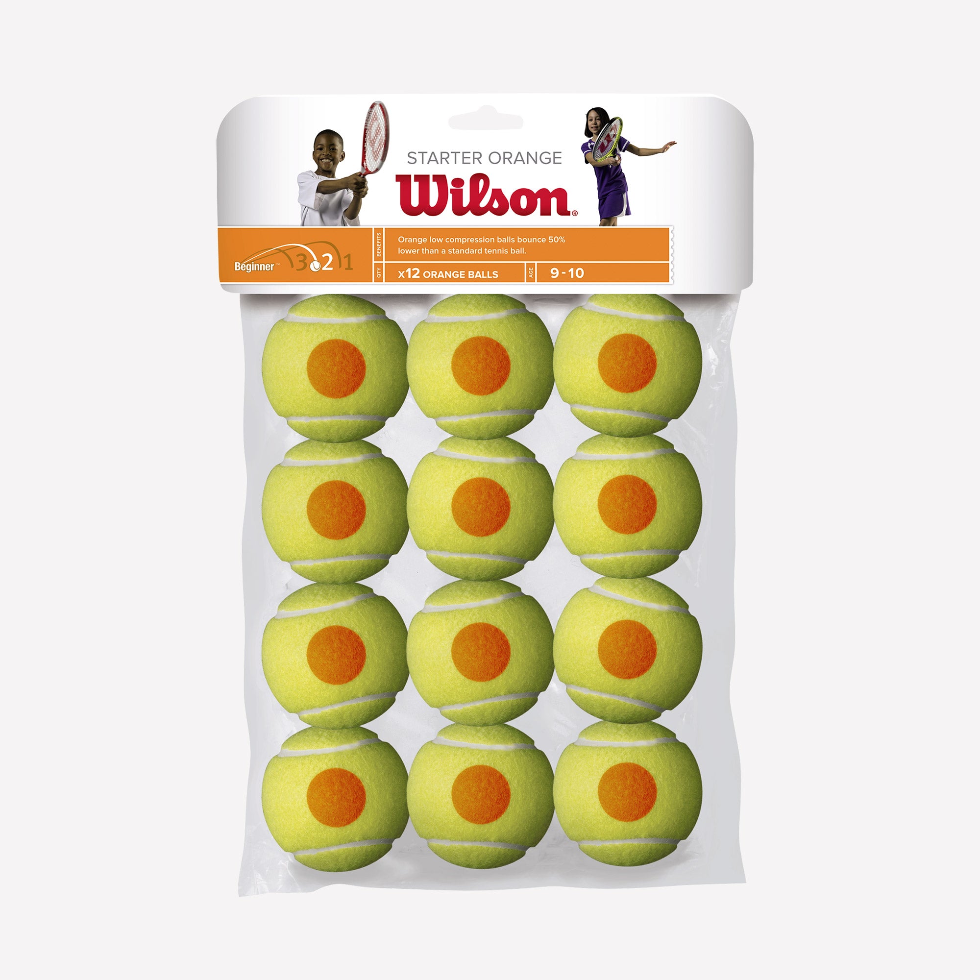 Wilson Starter Orange 12 Tennis Balls