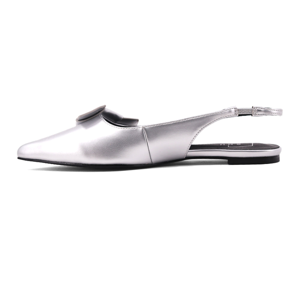 Audrey Metallic Slingback Flats、mySite、gtrtttuynbv