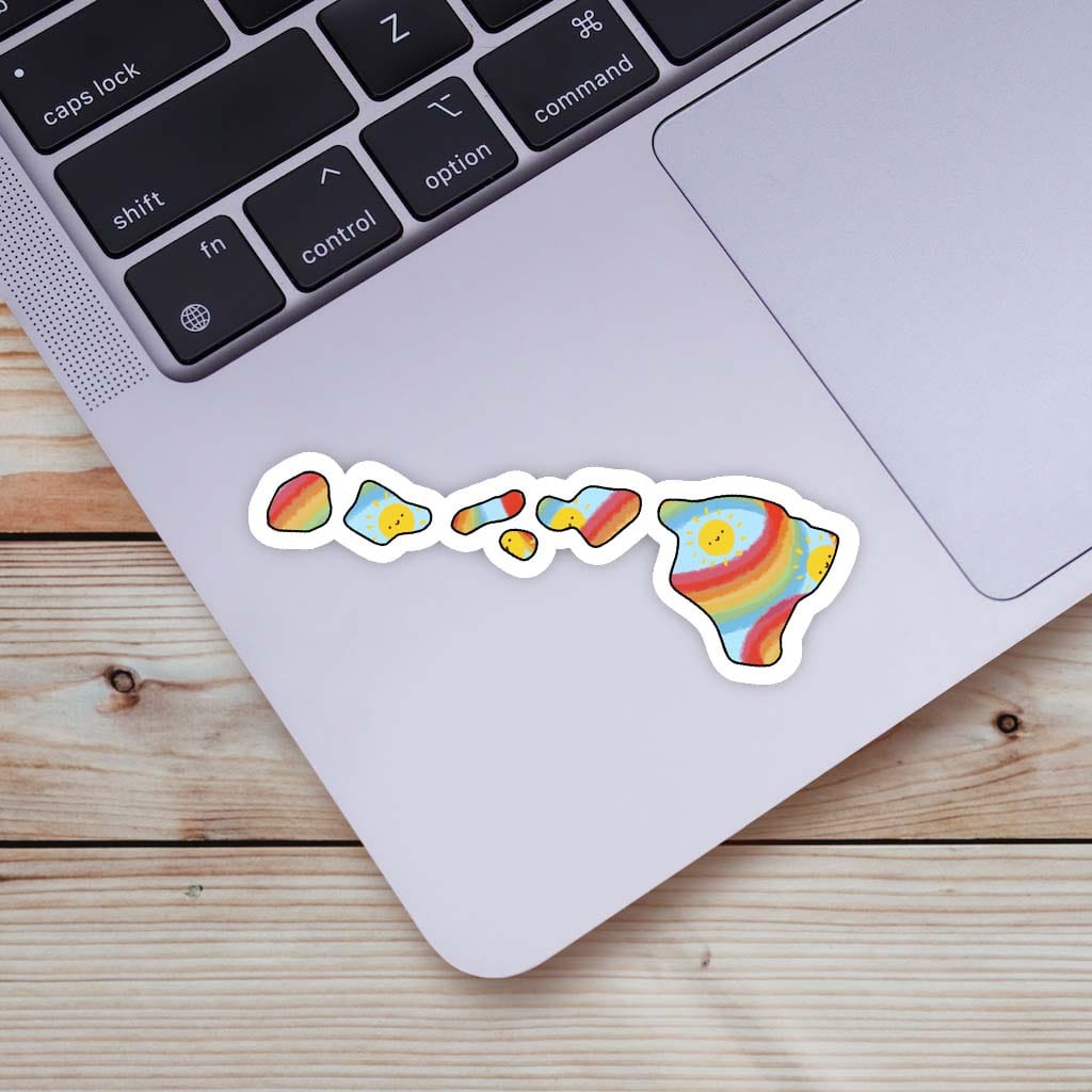  Hawaii Rainbow Fun Sticker、mySite、elrpsem3k