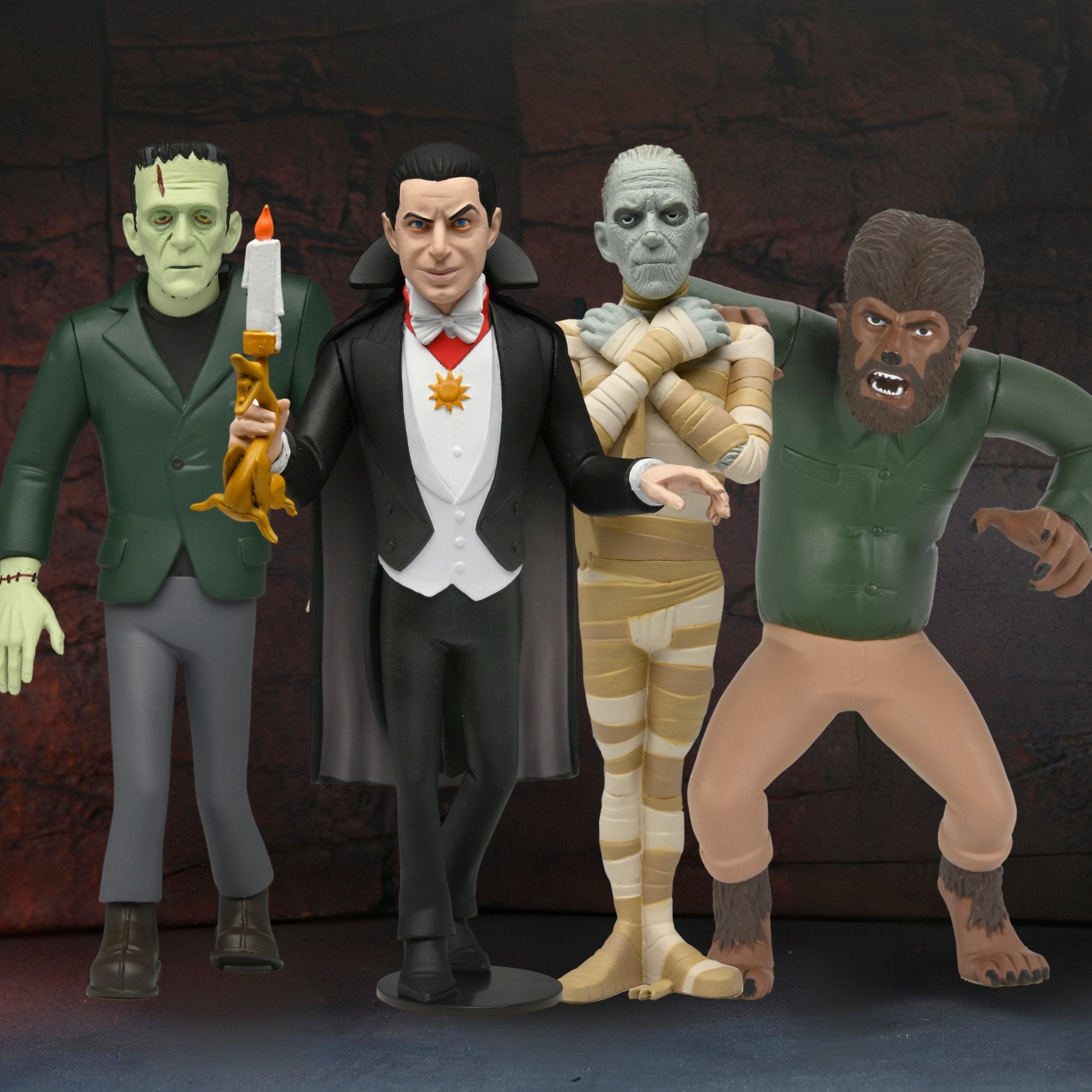 NECA Tooney Terrors Universal Monsters Set of 4、mySite、hgirdovlk