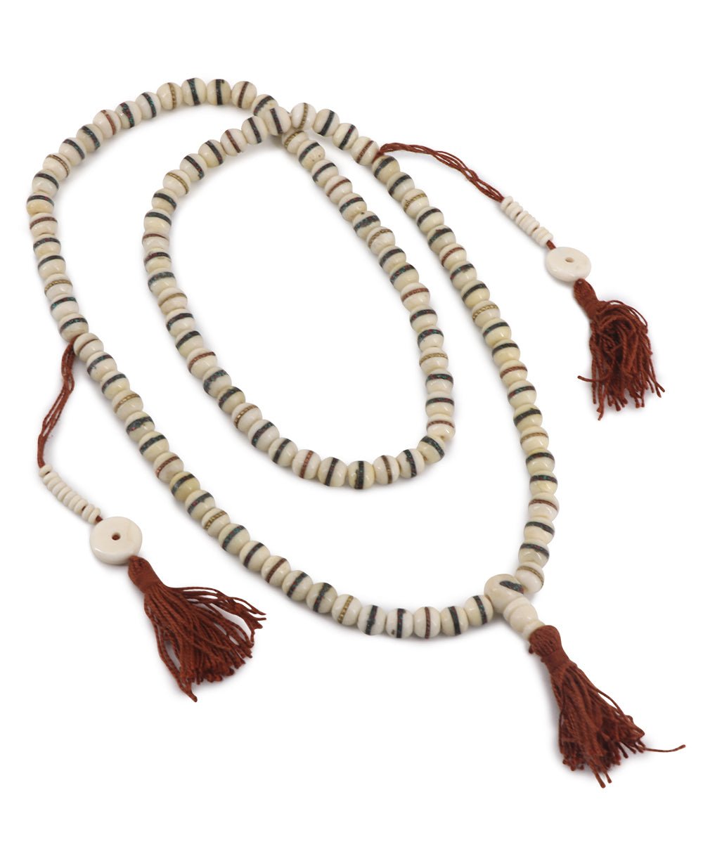 108 Tibetan Meditation Mala with Counters, Inlay Beads、mySite、topwebapps