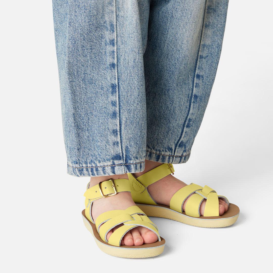  Salt-Water Sun-San Kid's Sandals Swimmer - Butter Yellow、mySite、merchandisen