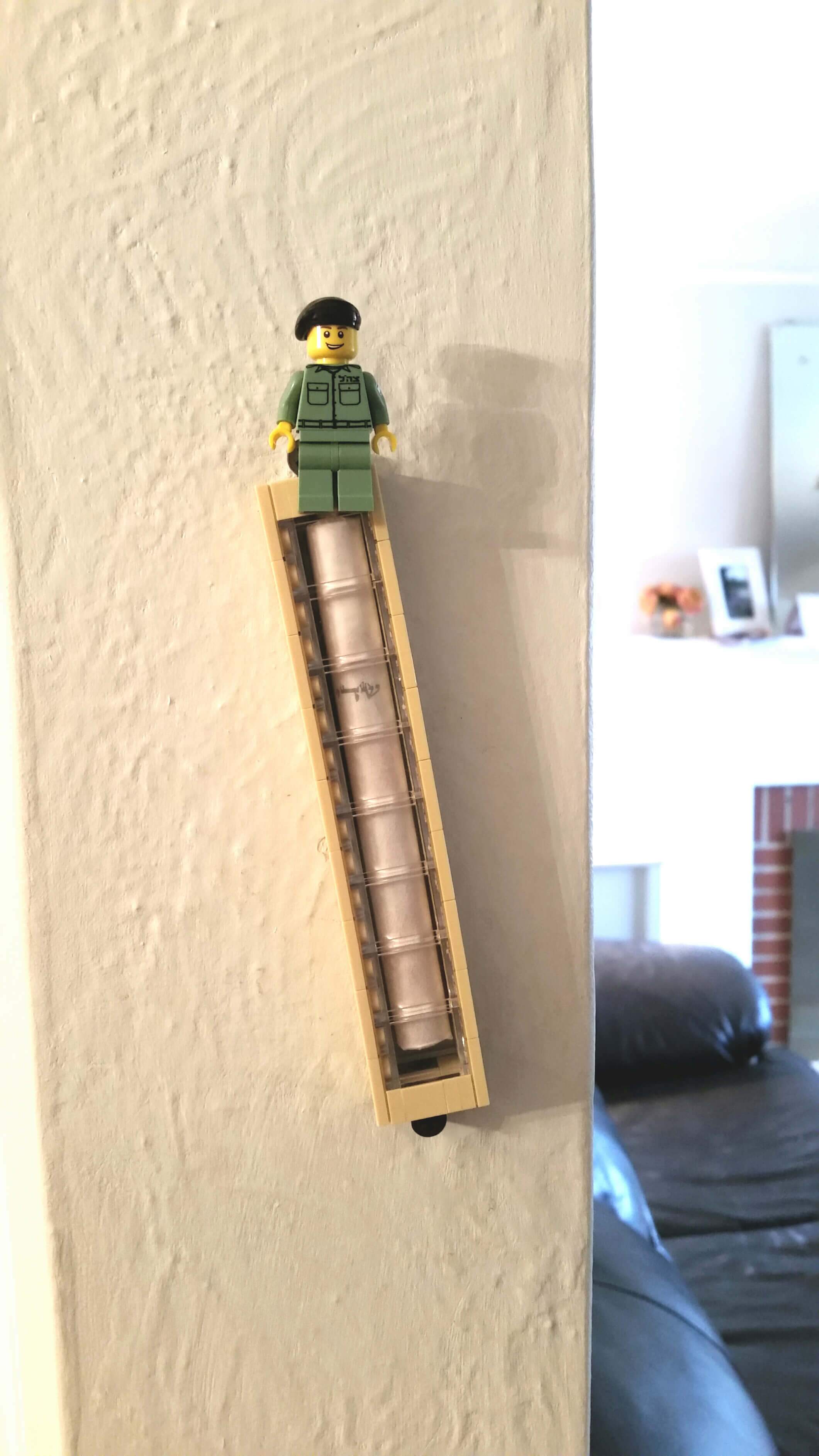 Tan Mezuzah Made with LEGO® Bricks、mySite、topwebapps