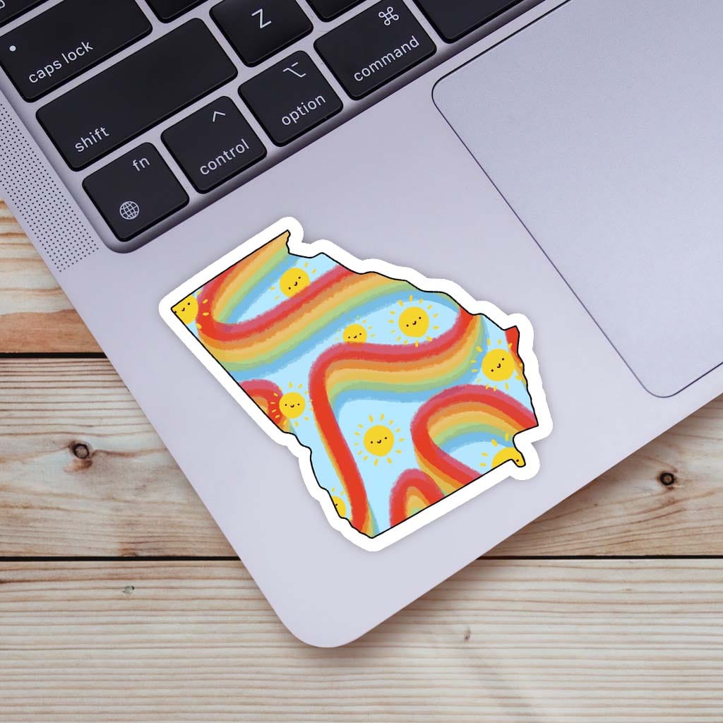  Georgia Rainbow Fun Sticker、mySite、elrpsem3k