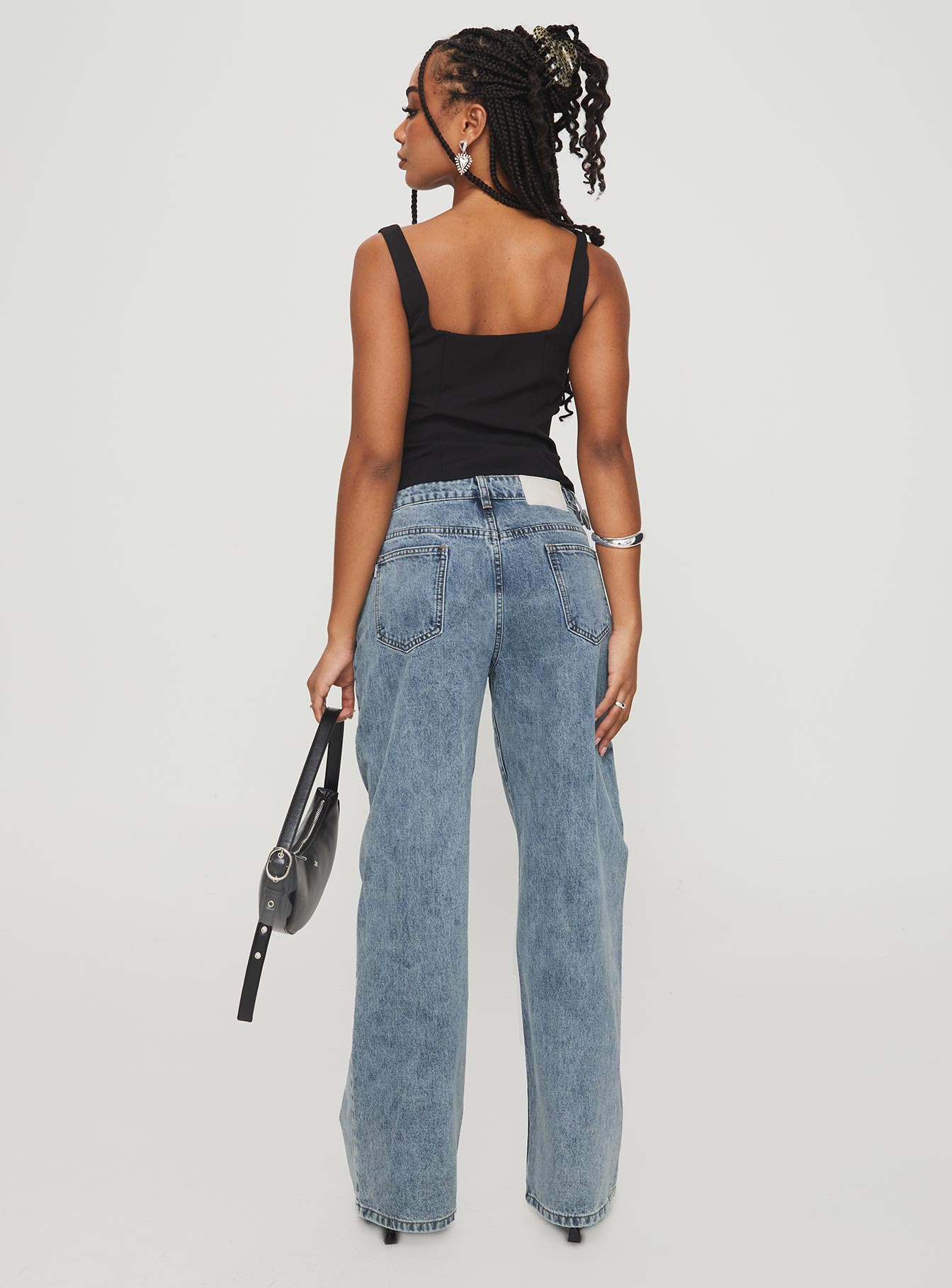 Sidle Low Rise Jeans Light Wash、mySite、solidvoid