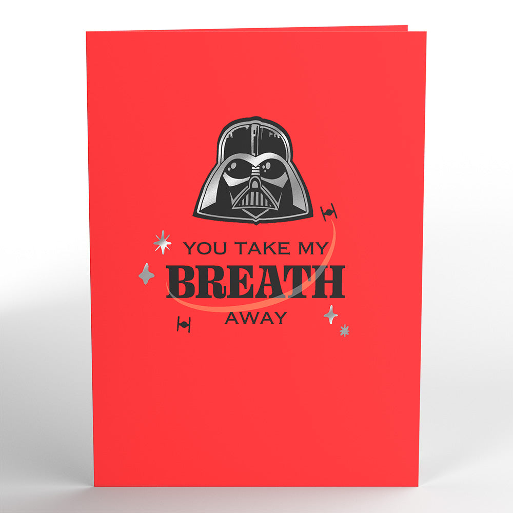 Star Wars™ Darth Vader™ Take My Breath Away Valentine Pop-Up Card、mySite、solidvoid