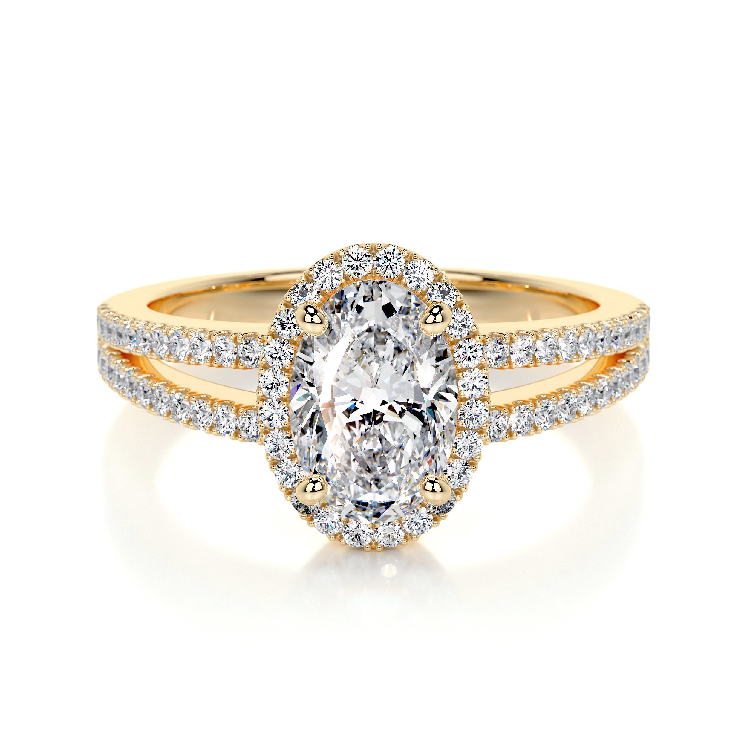 Brielle Lab Grown Diamond Ring -18K Yellow Gold、mySite、hinf8tx79