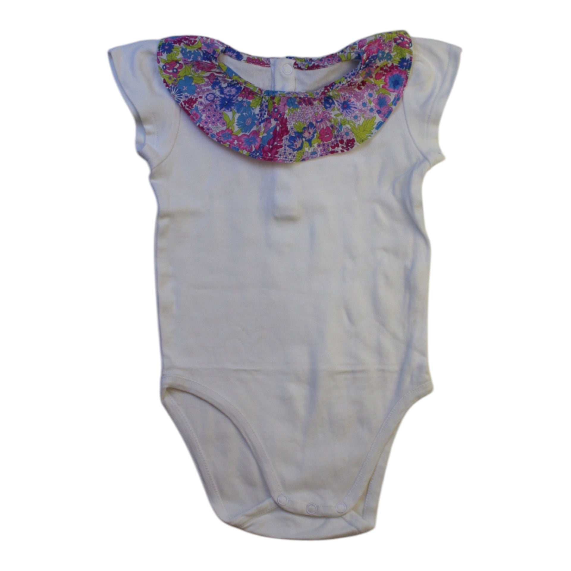 Jacadi Floral Collar Bodysuit 12-18M、mySite、g9winljtr