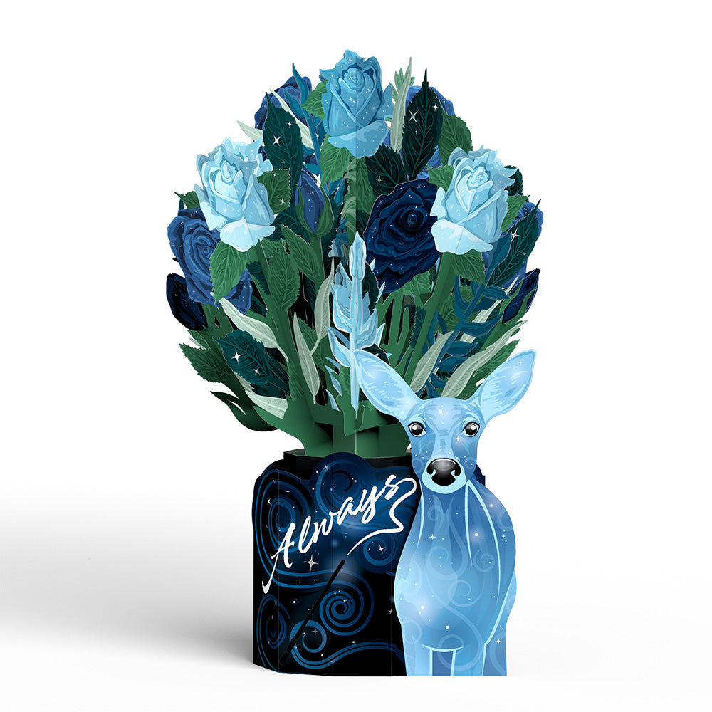 Harry Potter™ Always Pop-Up Card & Flower Buds Bouquet Bundle、mySite、solidvoid